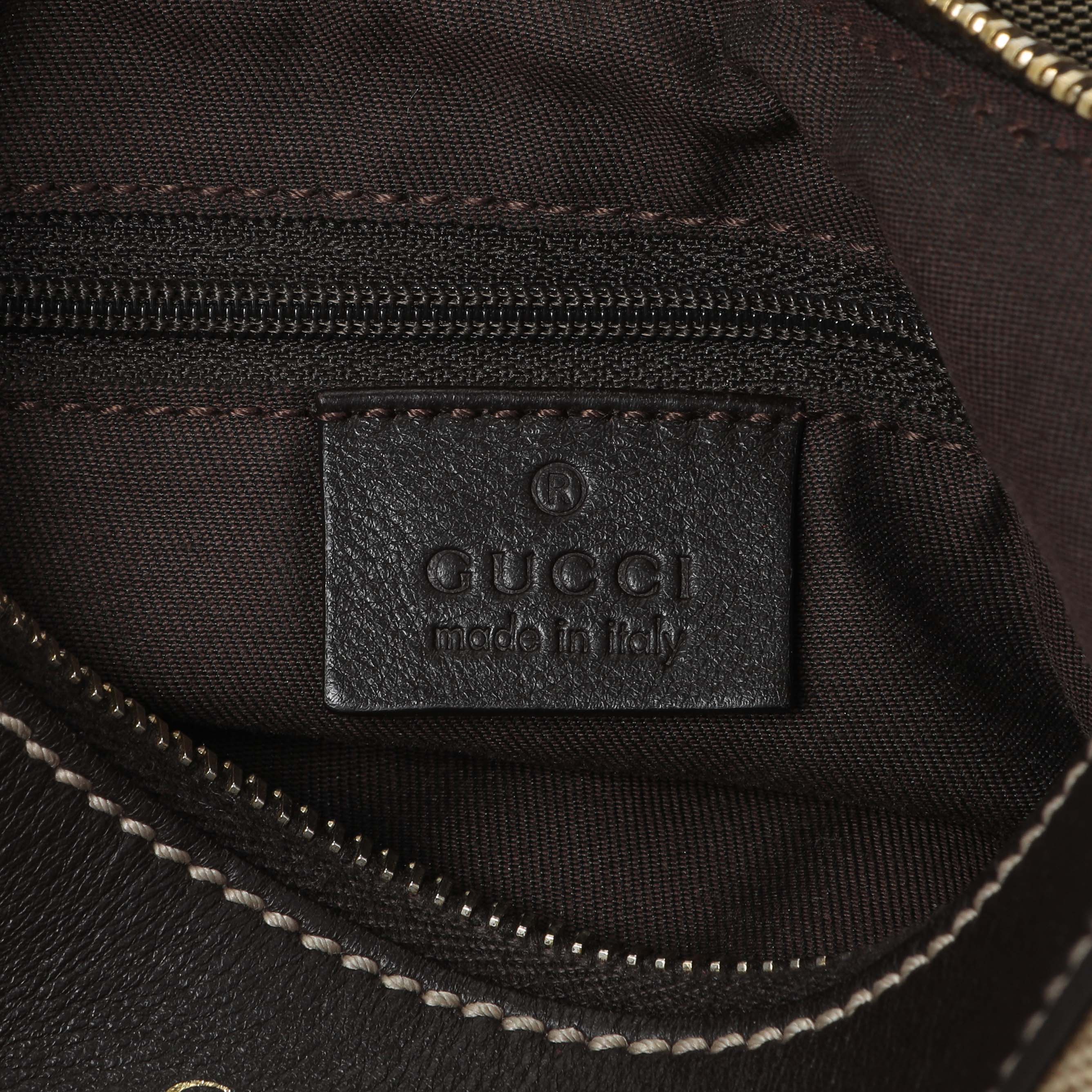 Gucci Monogram Abbey D Ring Hobo - Image 9