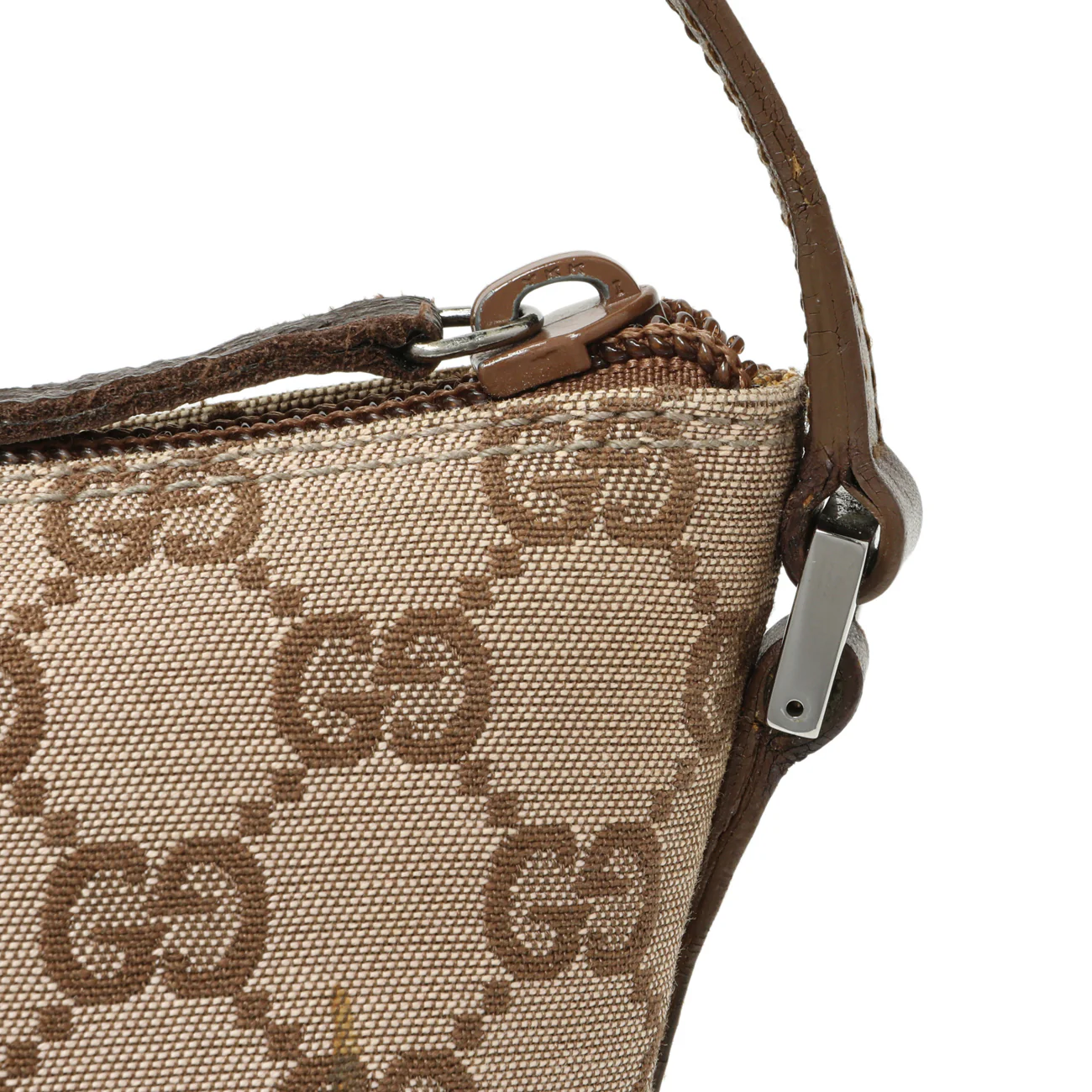 Gucci Monogram Canvas Boat Pochette - Image 11