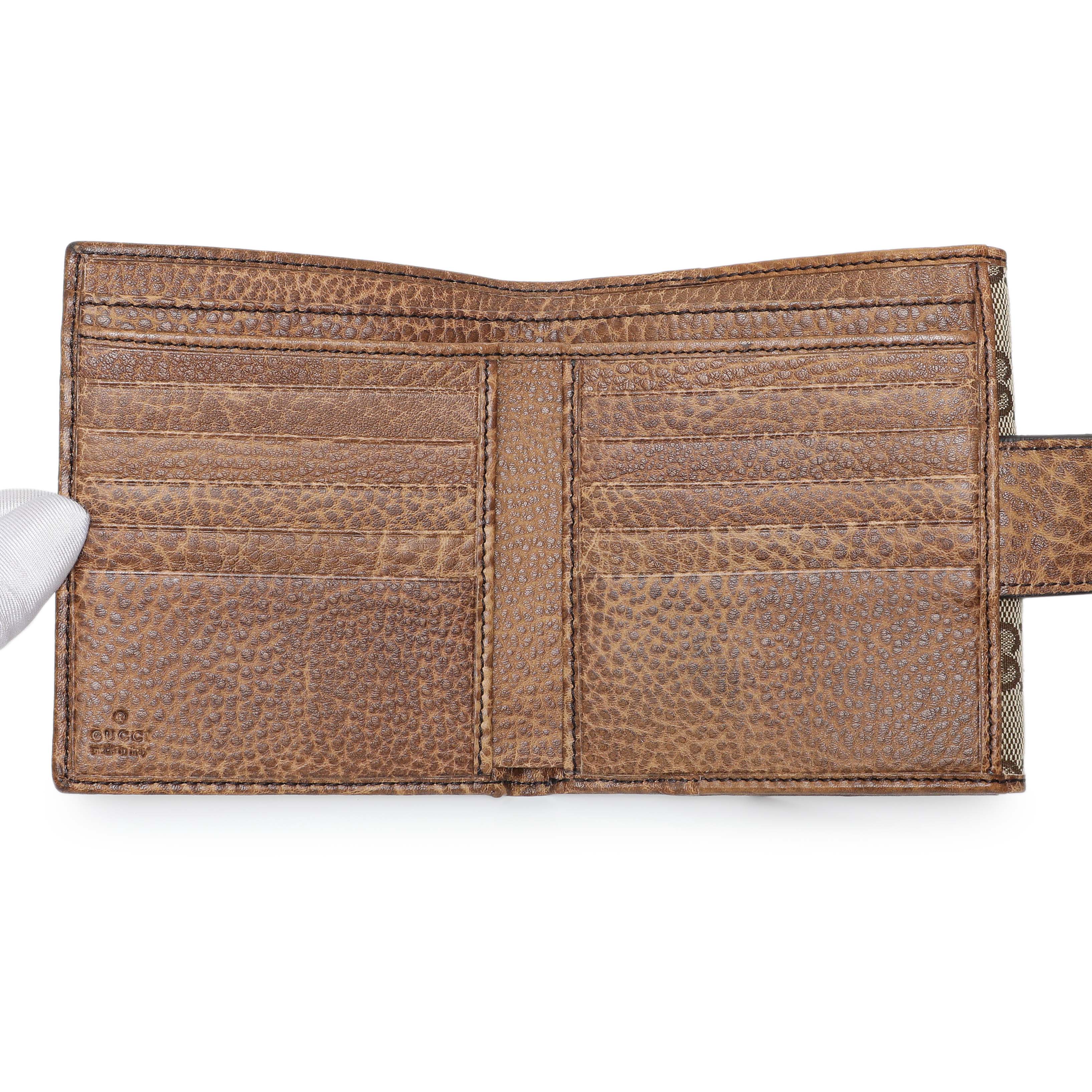 Gucci Monogram Compact Flap Wallet - Image 4