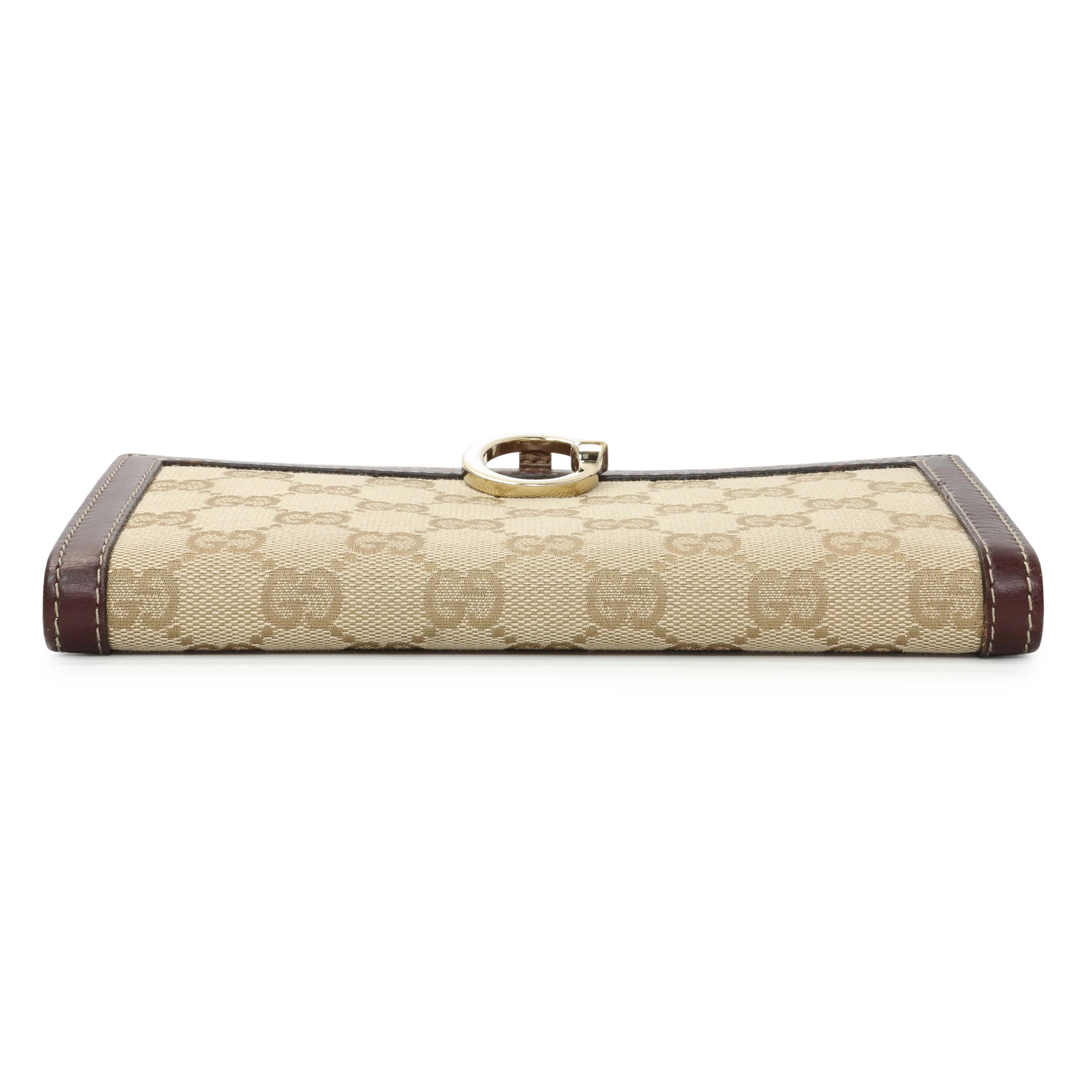 Gucci Monogram Continental Long Flap Wallet - Image 3