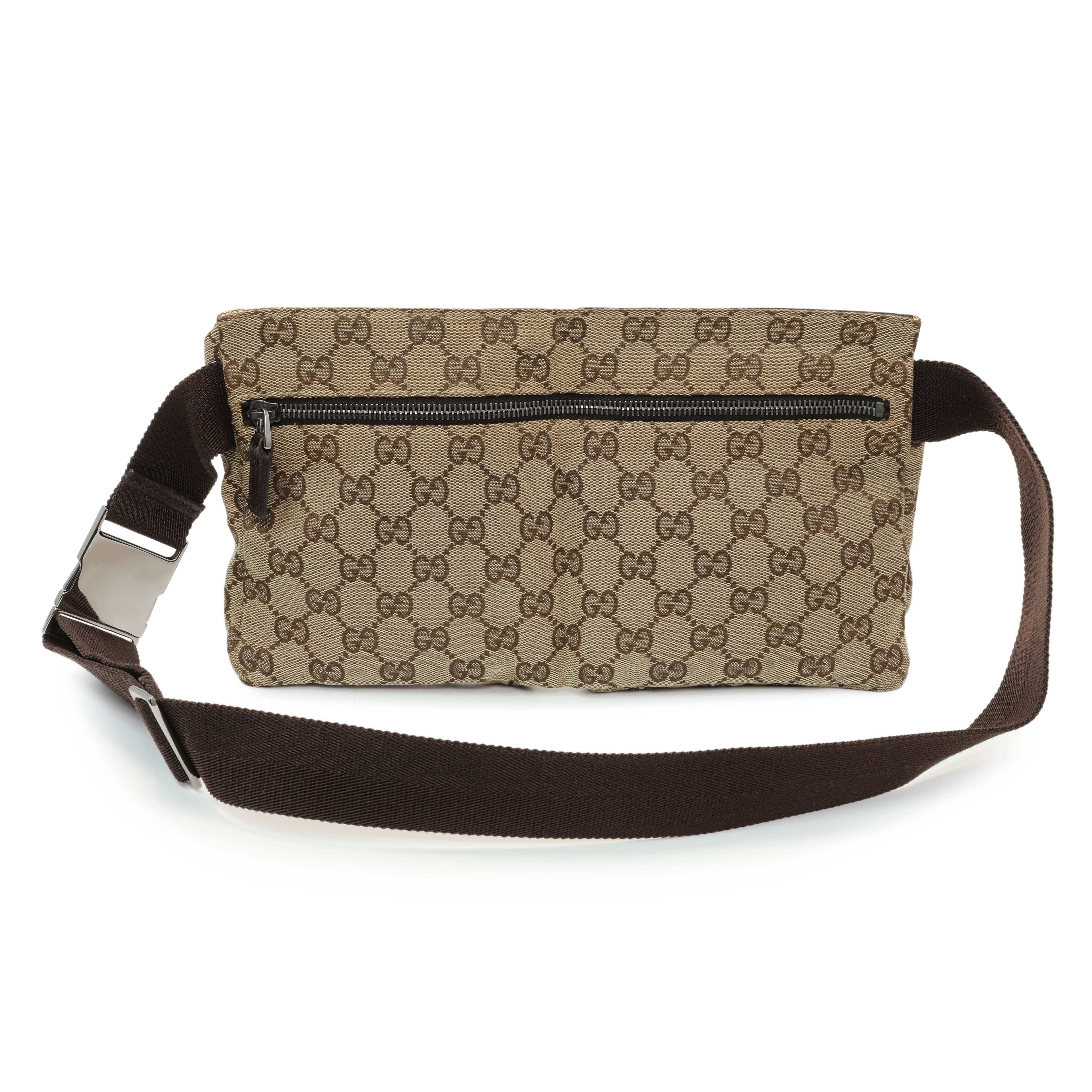 Gucci Monogram Double Pocket Belt Bag - Image 2