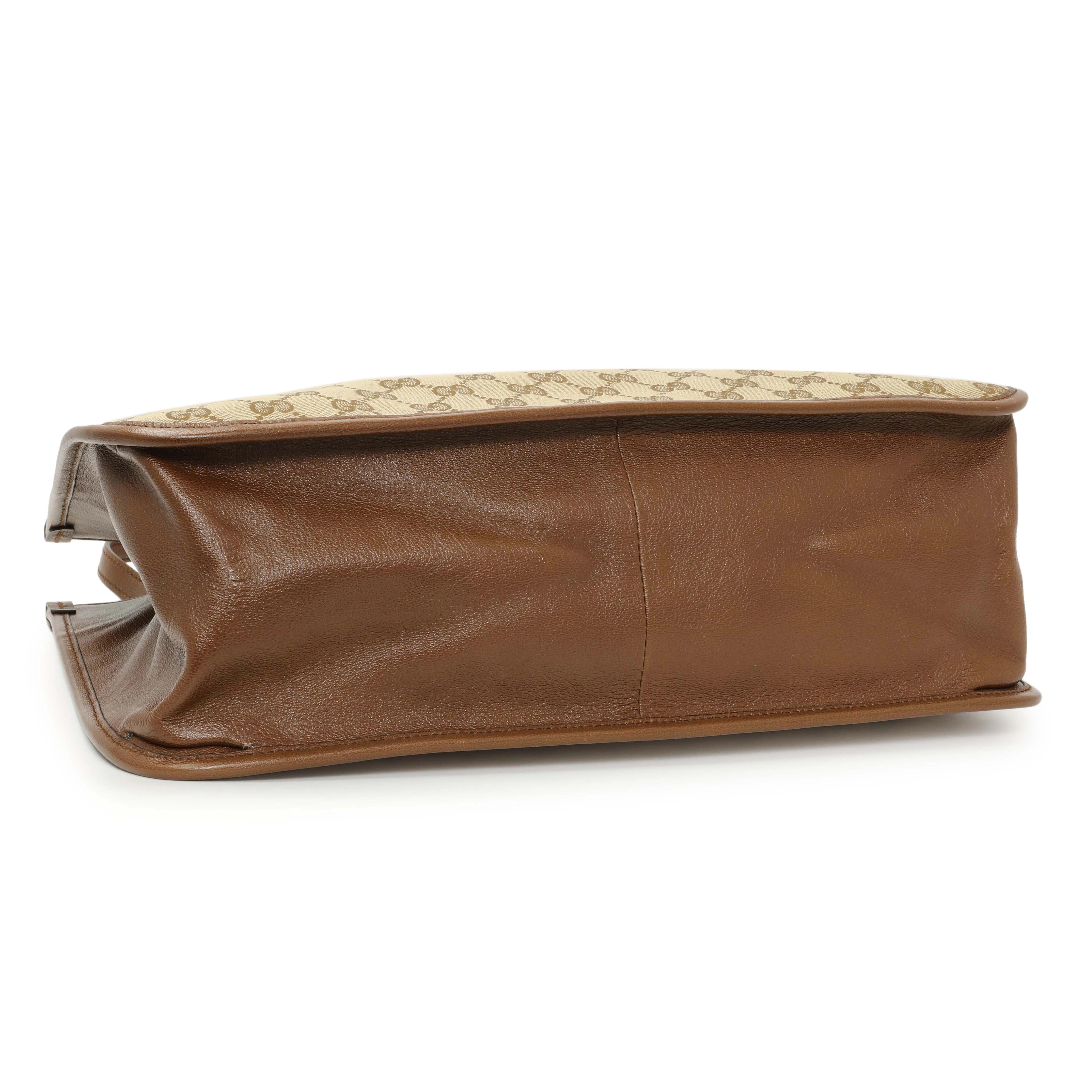 Gucci Monogram Horsebit 1955 Tote Bag - Image 3