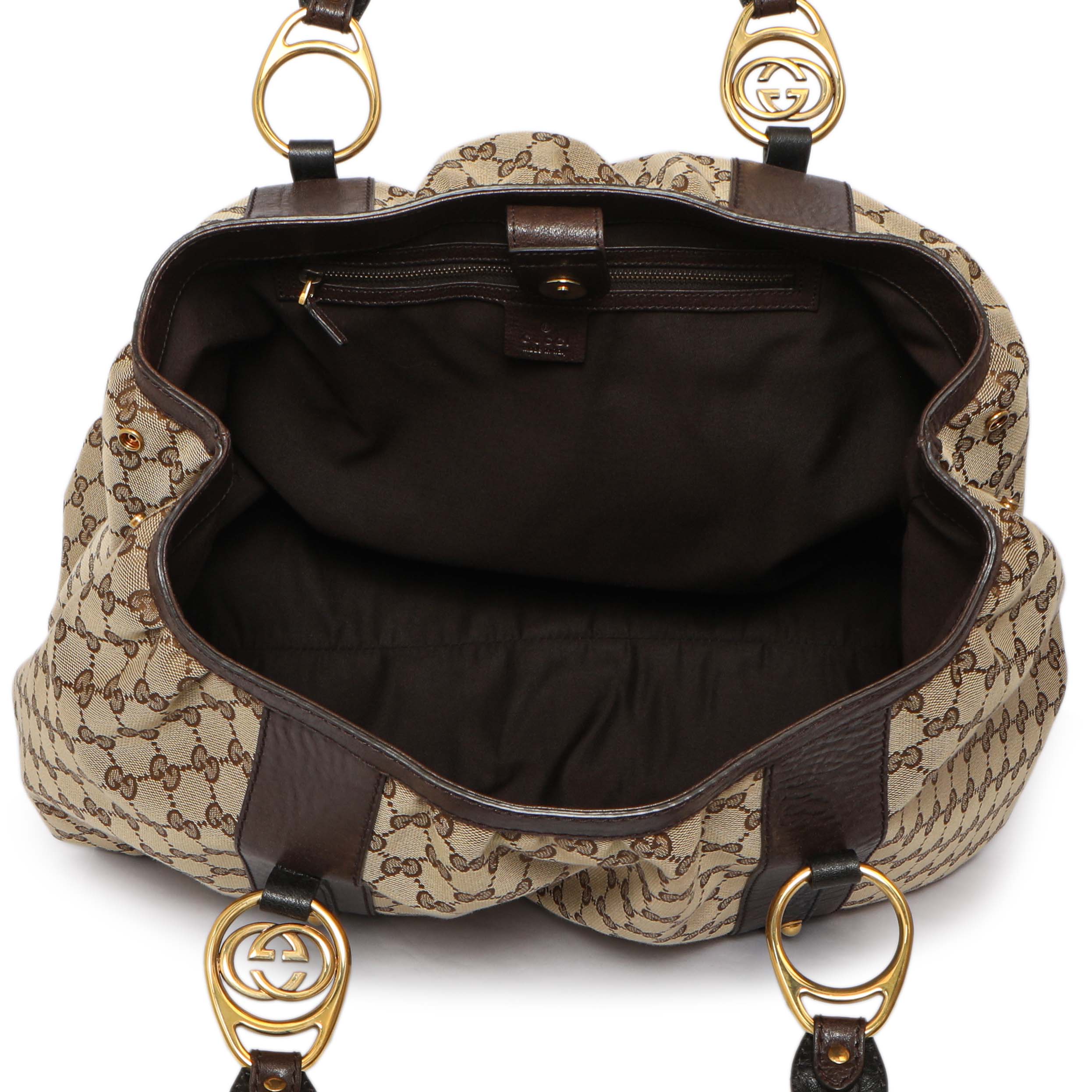 Gucci Monogram Interlocking Icon Tote - Image 4