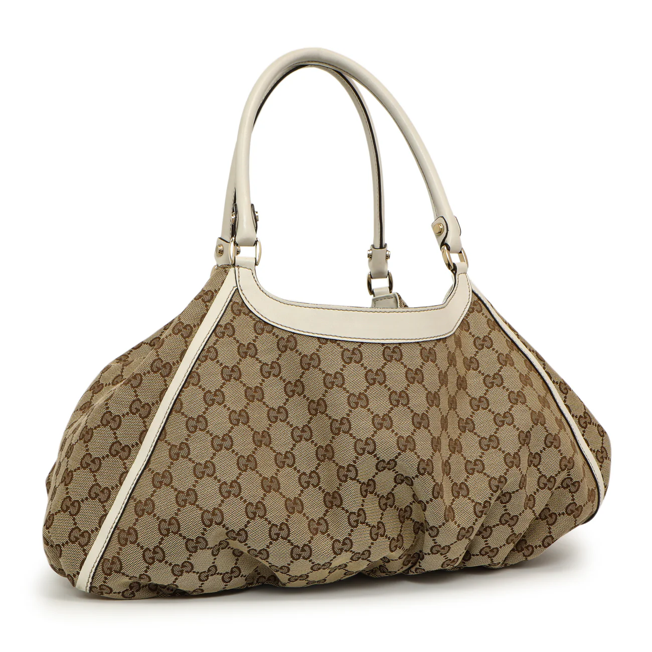 Gucci Monogram Large D Ring Hobo - Image 2