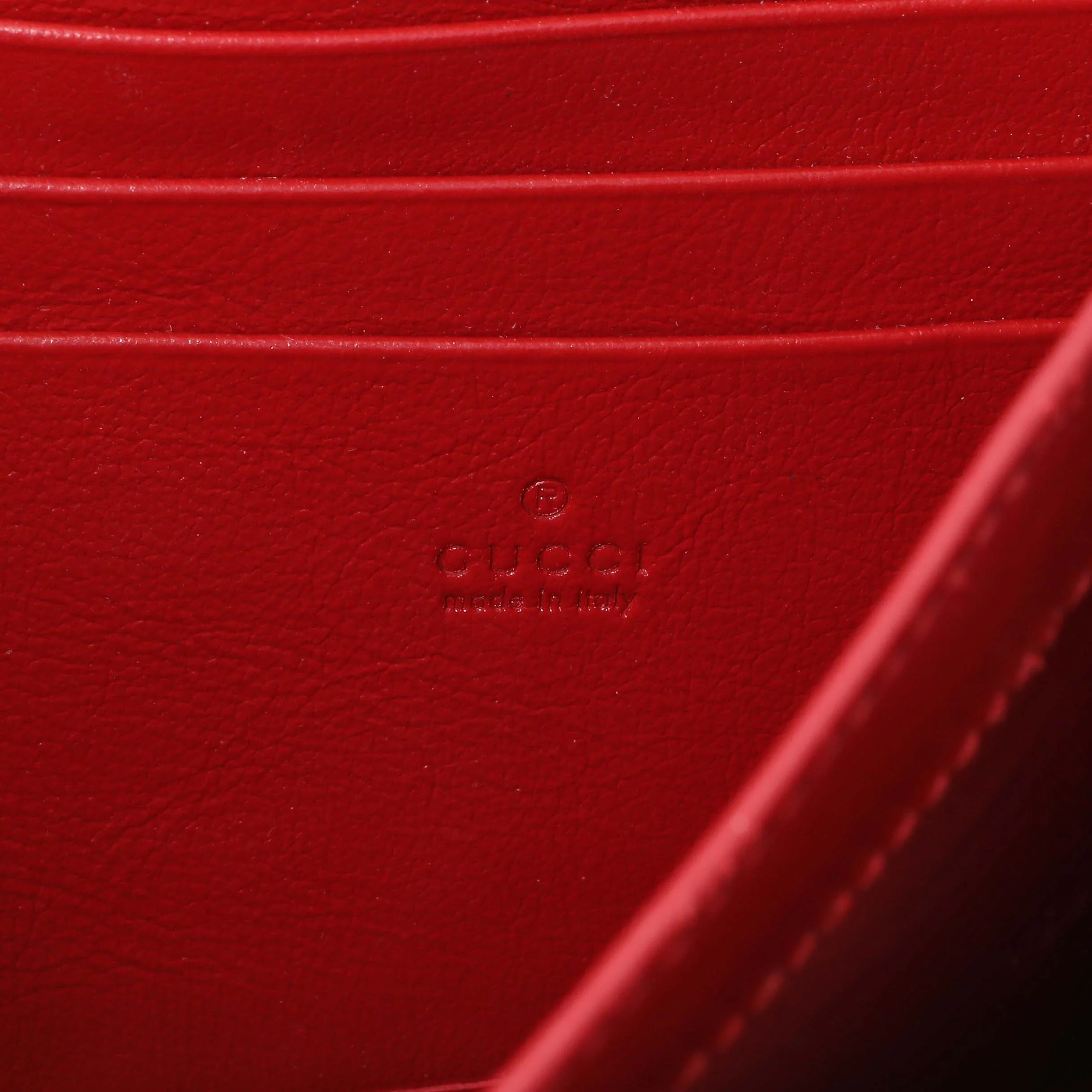 Gucci Monogram Multicolor Matelasse Diagonal GG Marmont Chain Wallet - Image 5