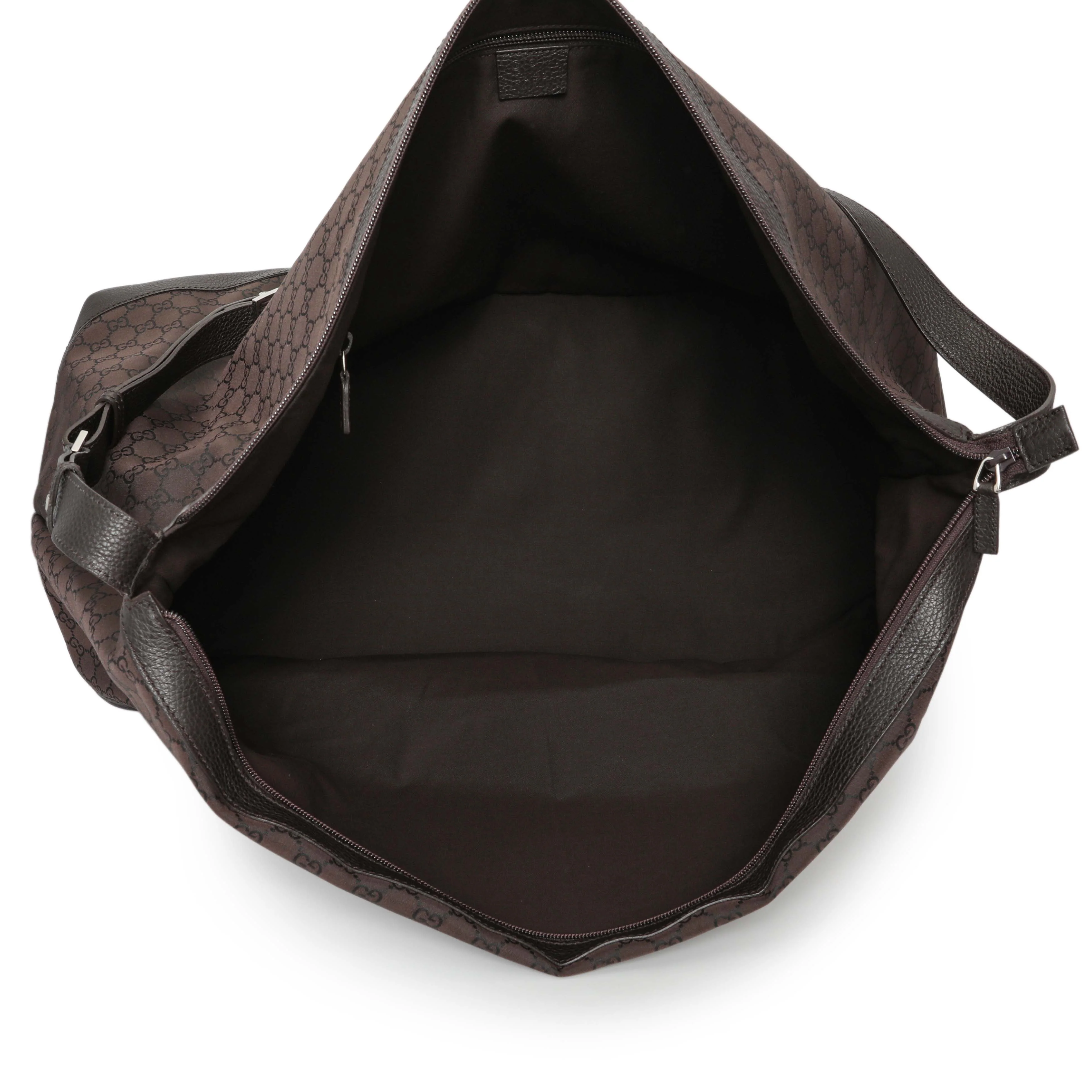 Gucci Monogram Nylon Large Travel Hobo - Image 4