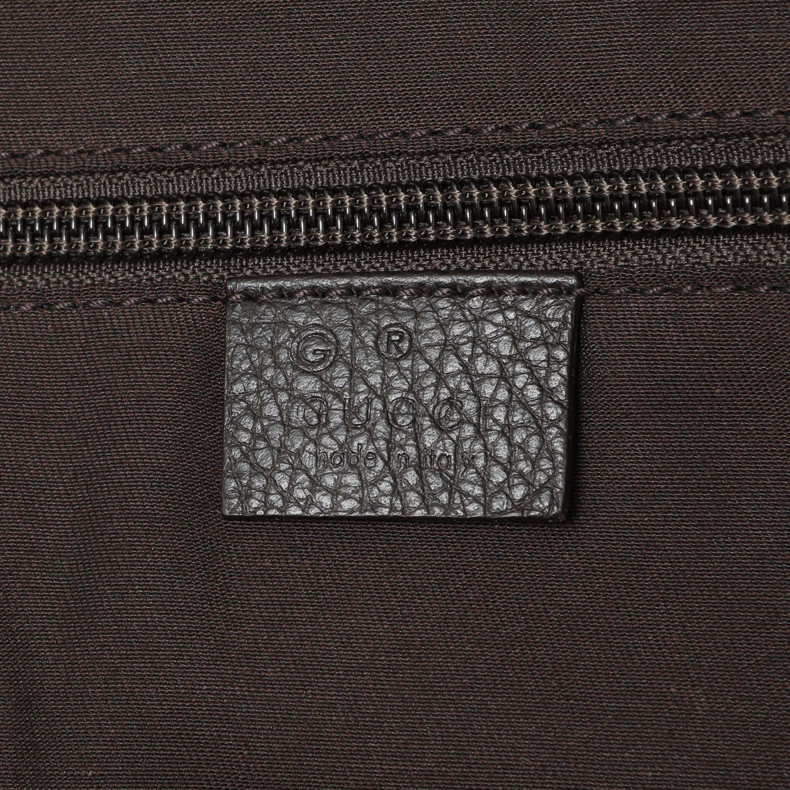 Gucci Monogram Nylon Large Travel Hobo - Image 5