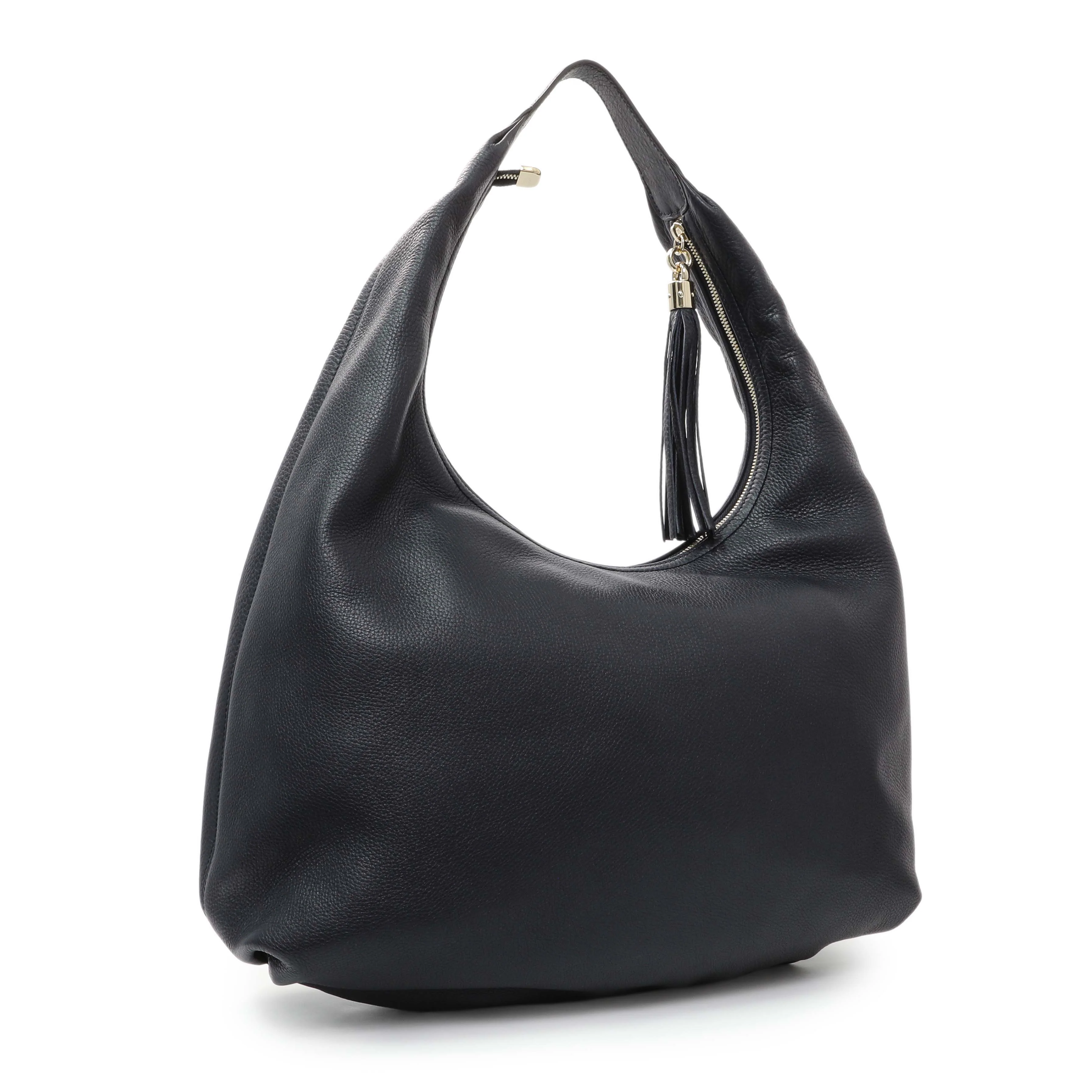 Gucci Navy Blue Pebbled Calfskin Soho Hobo - Image 2
