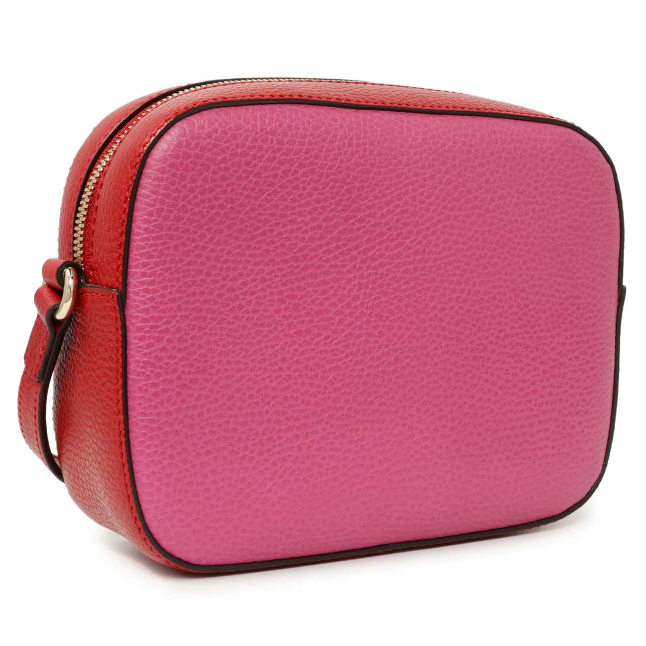 Gucci New Rosette Hibiscus Red Calfskin Small Soho Disco Bag - Image 3