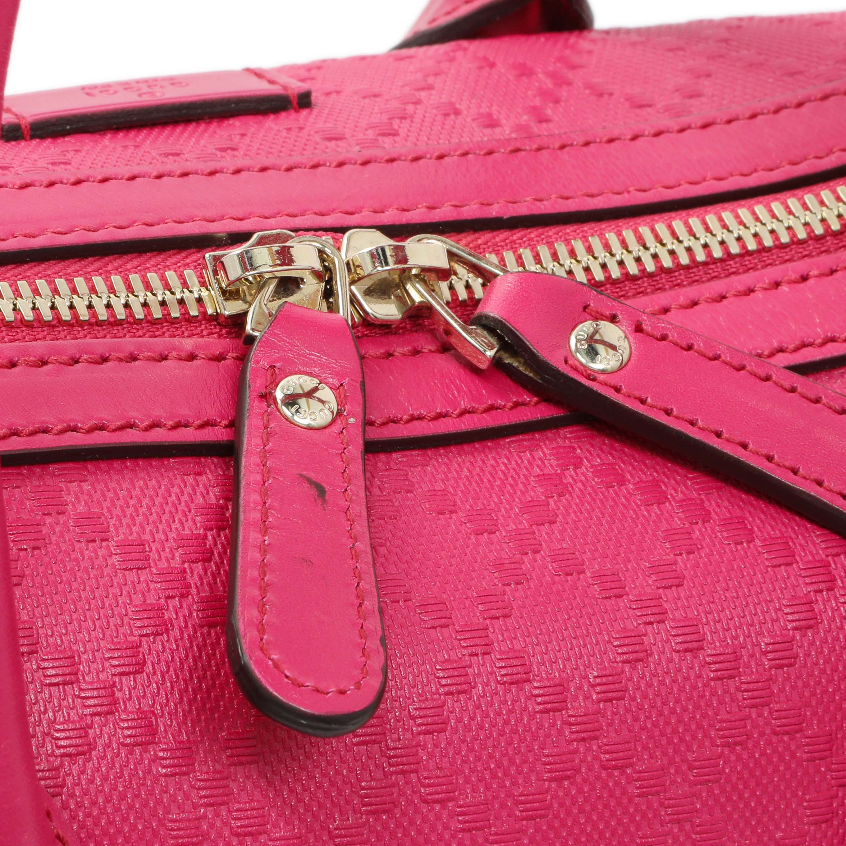 Gucci Pink Diamante Boston Bag - Image 11