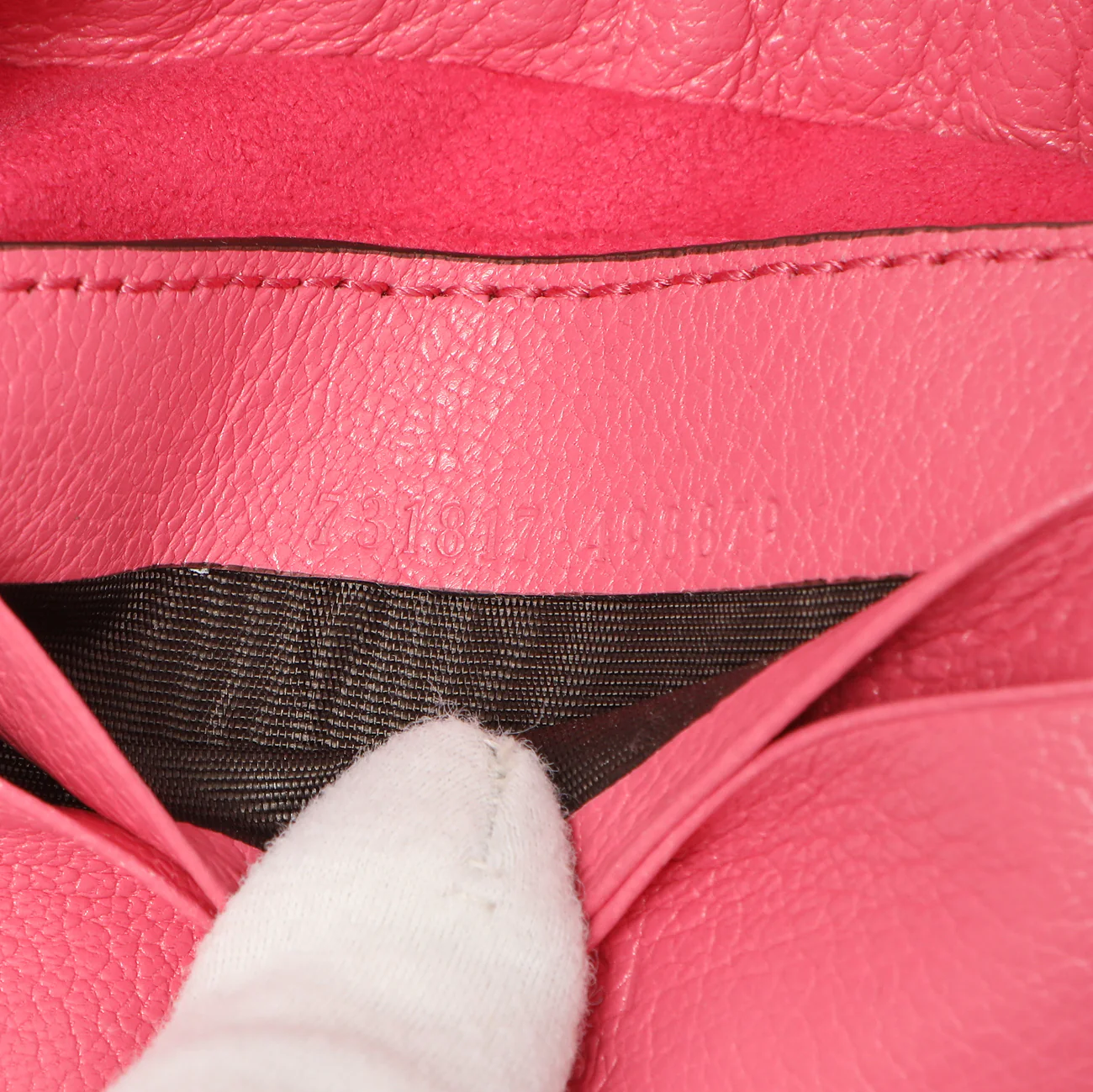 Gucci Pink Goatskin Small Aphrodite Shoulder Bag - Image 7
