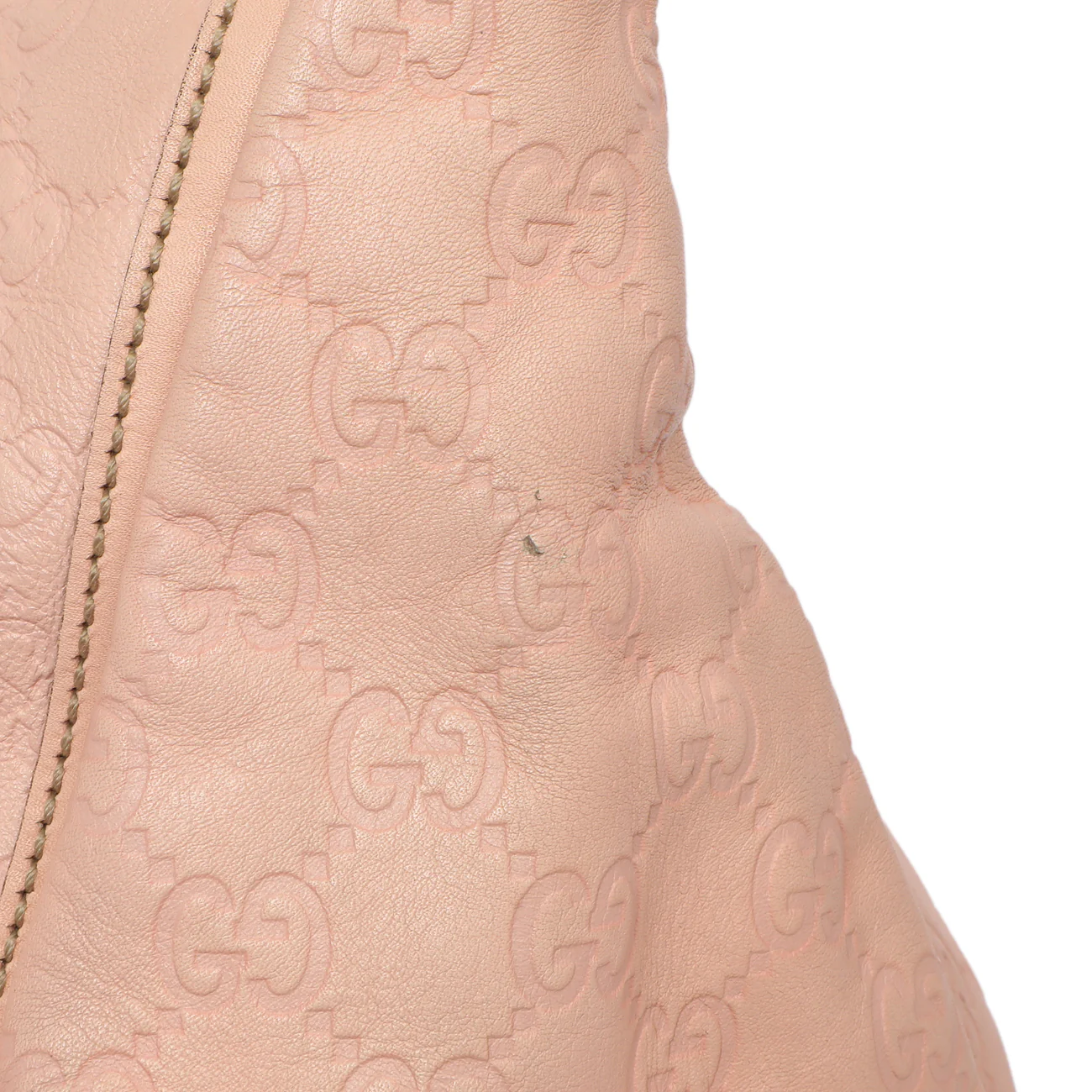 Gucci Pink Guccissima Large D Ring Hobo - Image 13