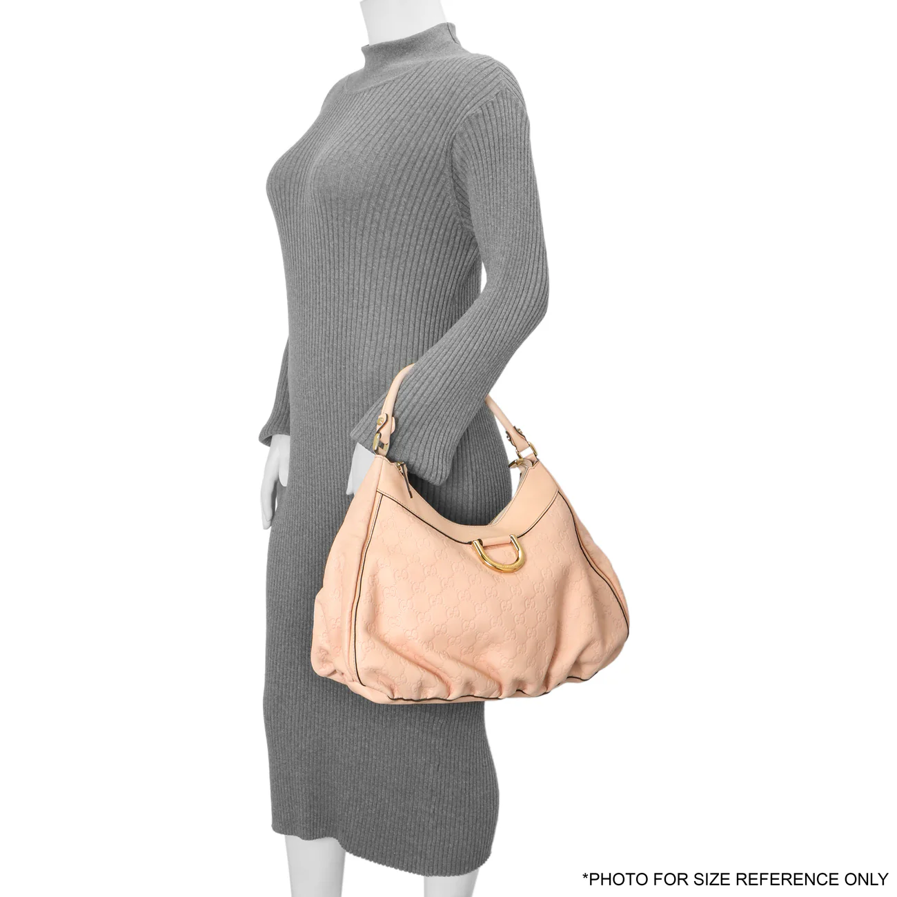 Gucci Pink Guccissima Large D Ring Hobo - Image 15