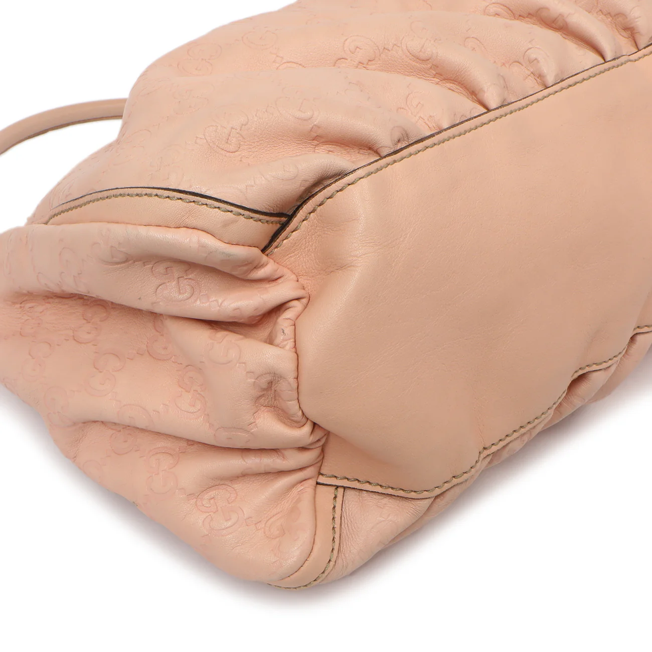 Gucci Pink Guccissima Large D Ring Hobo - Image 7