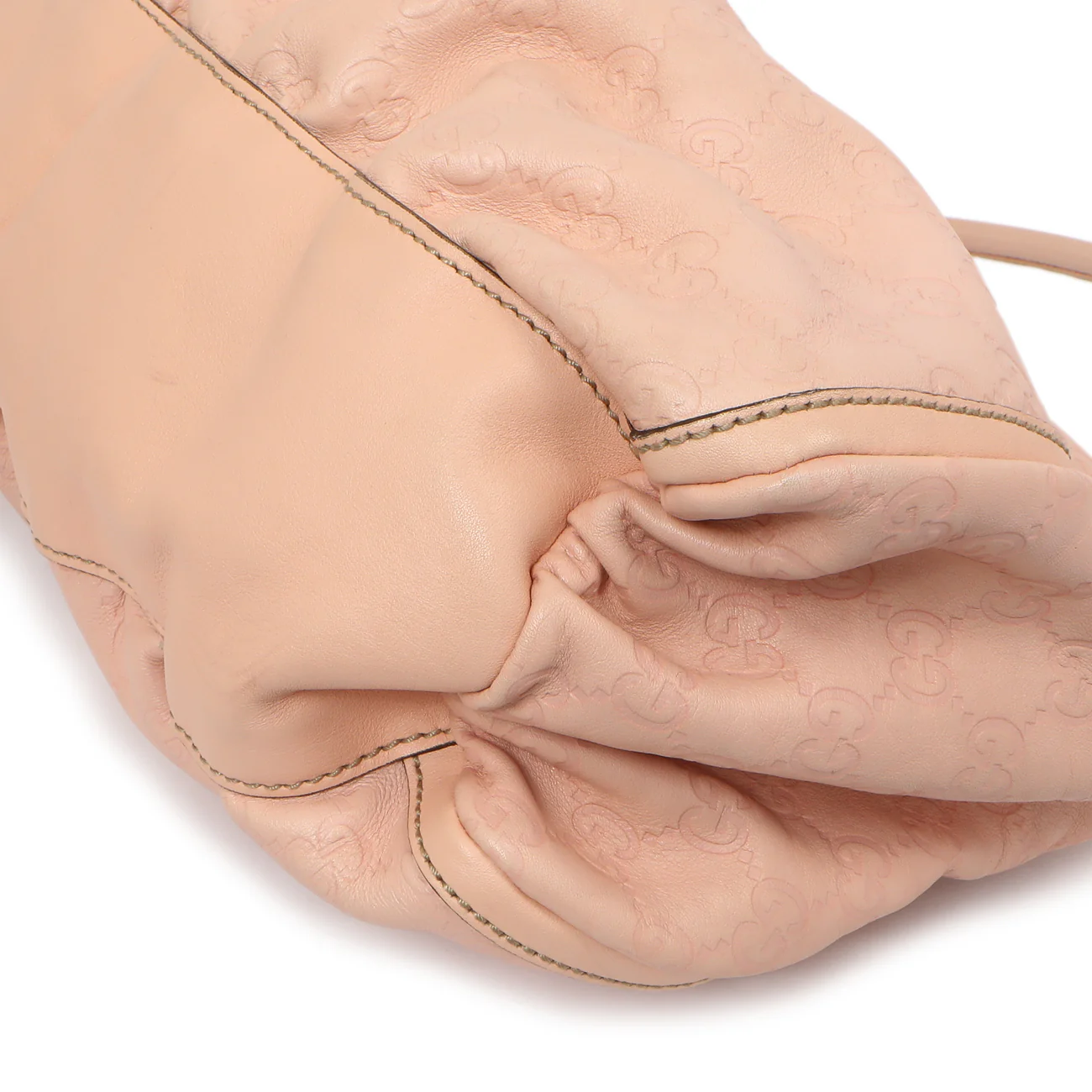 Gucci Pink Guccissima Large D Ring Hobo - Image 8