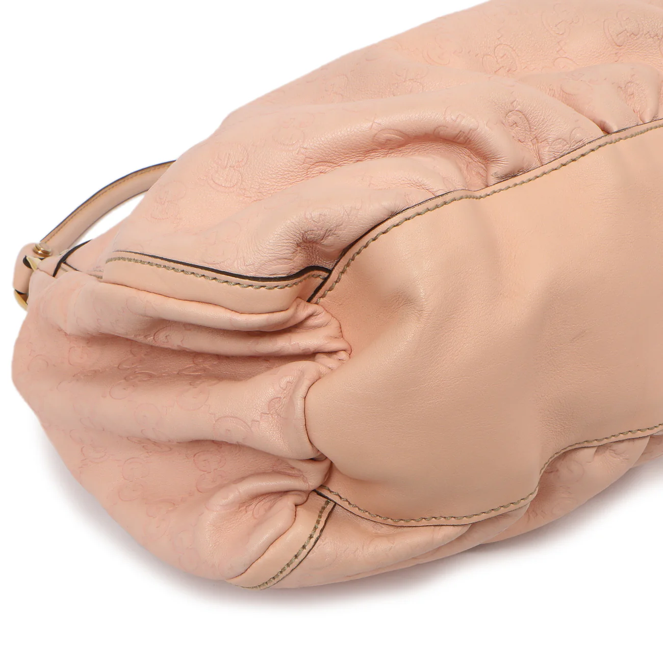Gucci Pink Guccissima Large D Ring Hobo - Image 9