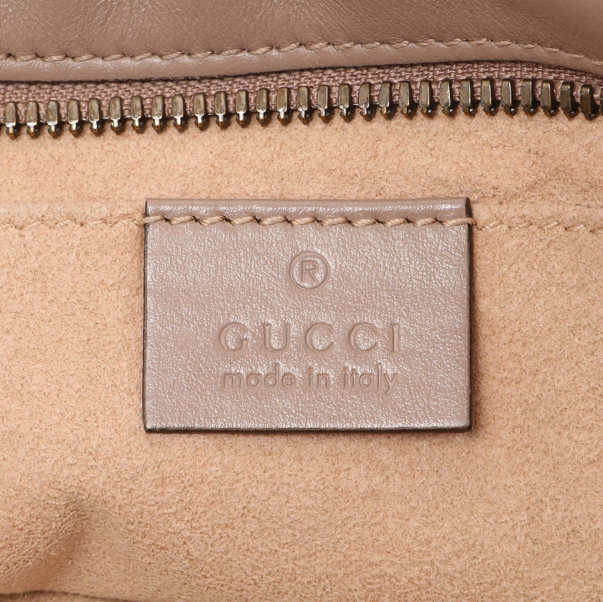 Gucci Porcelain Rose Calfskin Matelasse Small GG Marmont Chain Shoulder Bag - Image 9