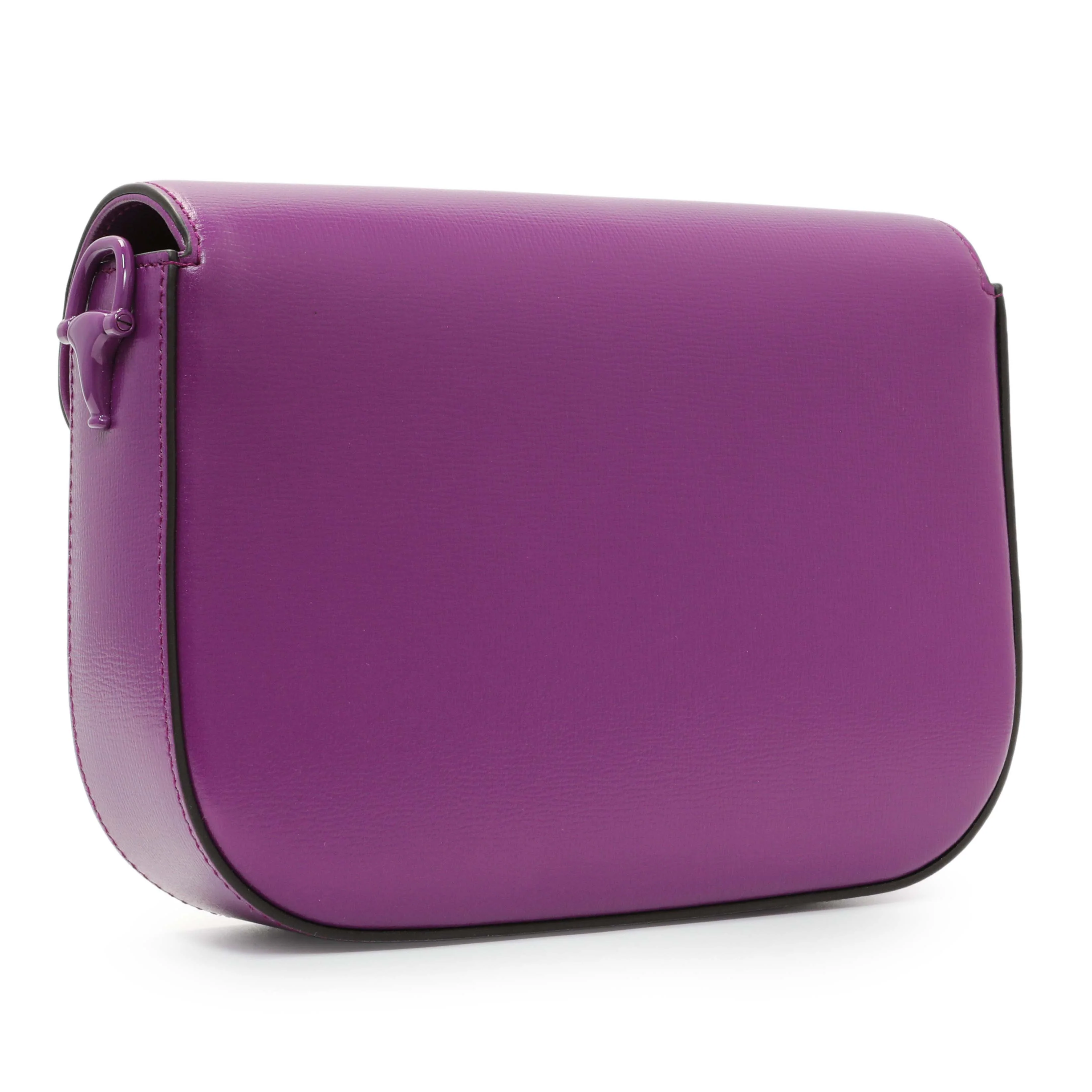 Gucci Purple Calfskin Horsebit 1955 Small Shoulder Bag - Image 2