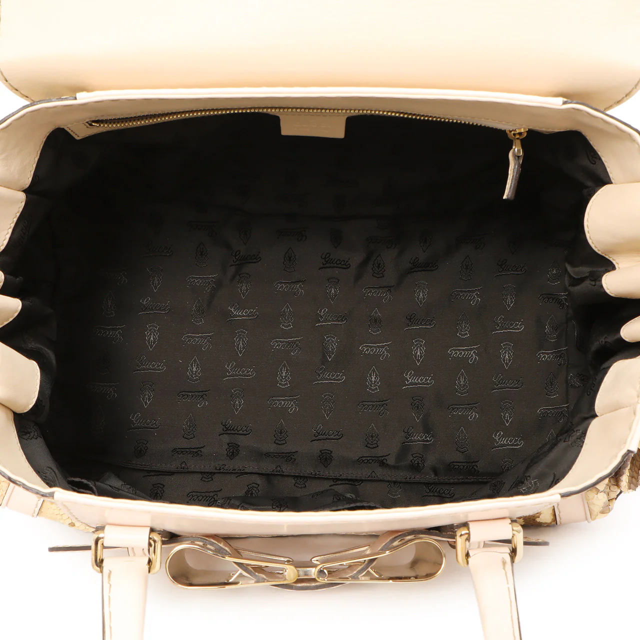 Gucci Python Queen Large Top Handle - Image 8