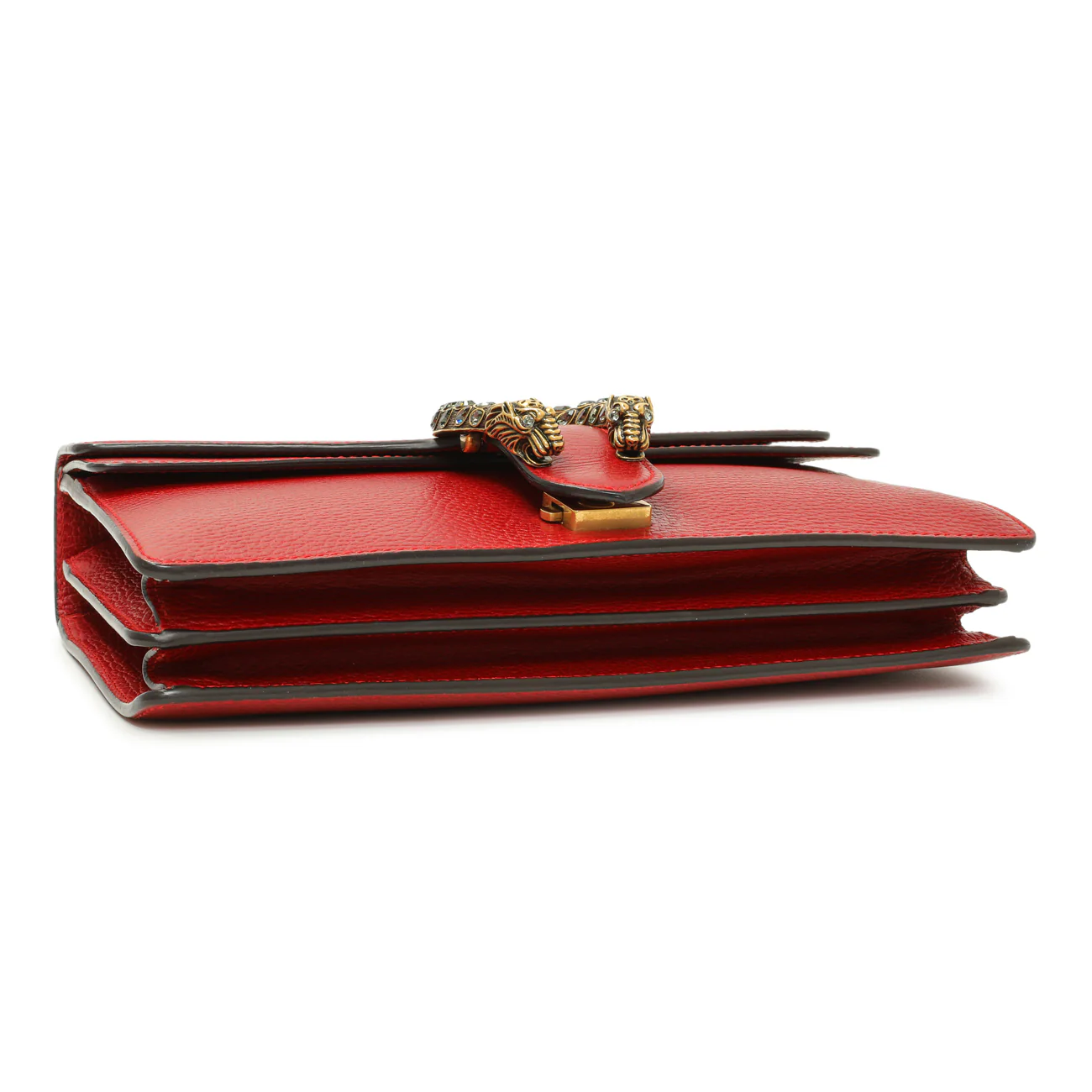 Gucci Red Calfskin Small Dionysus Shoulder Bag - Image 3