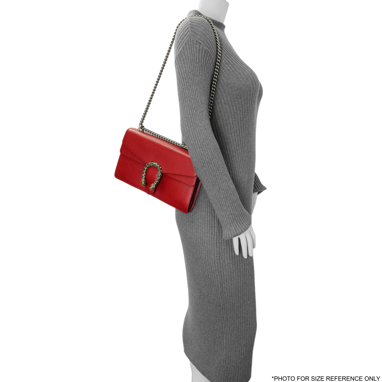 Gucci Red Calfskin Small Dionysus Shoulder Bag - Image 8