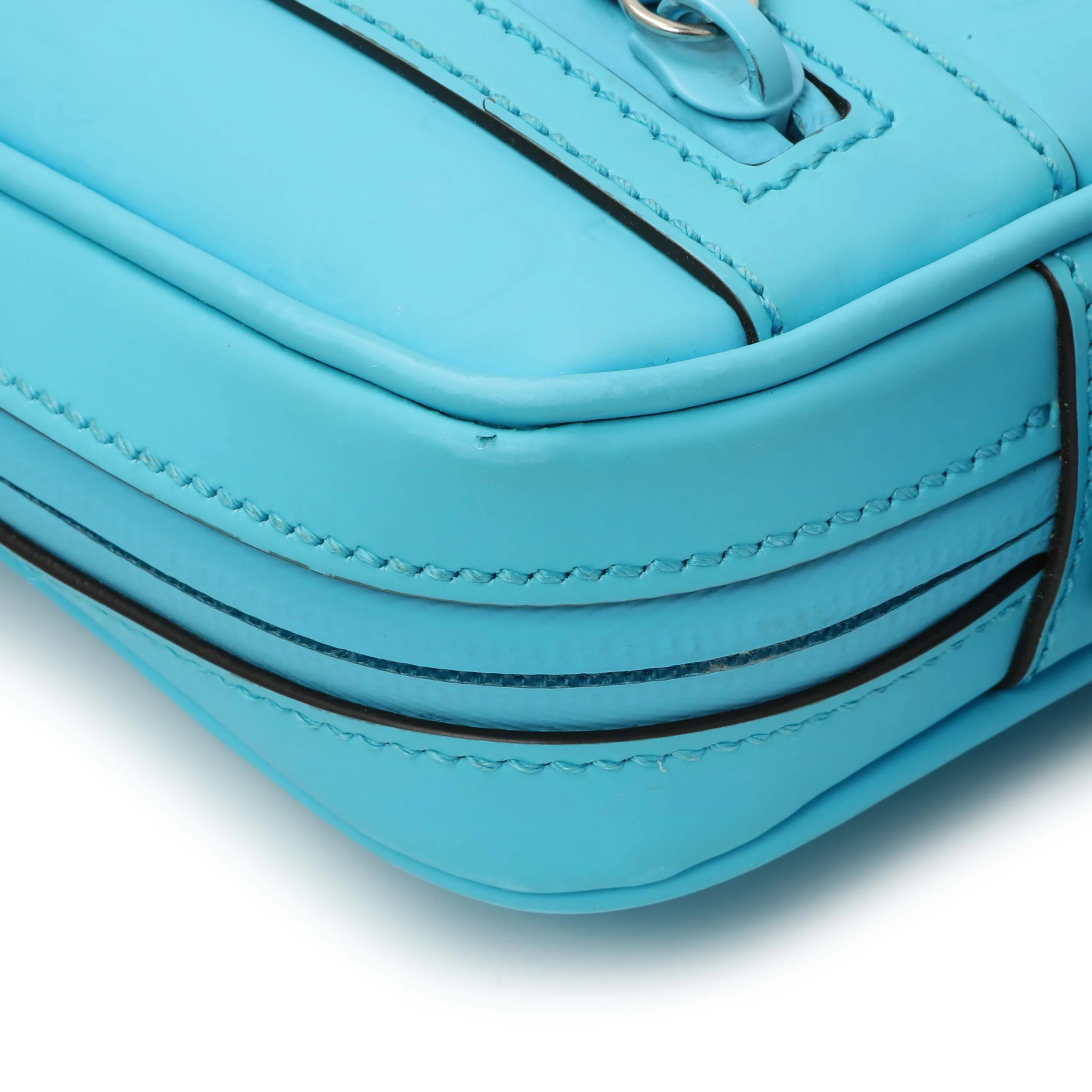 Gucci Rubber Effect Calfskin Monogram GG Messenger - Image 8