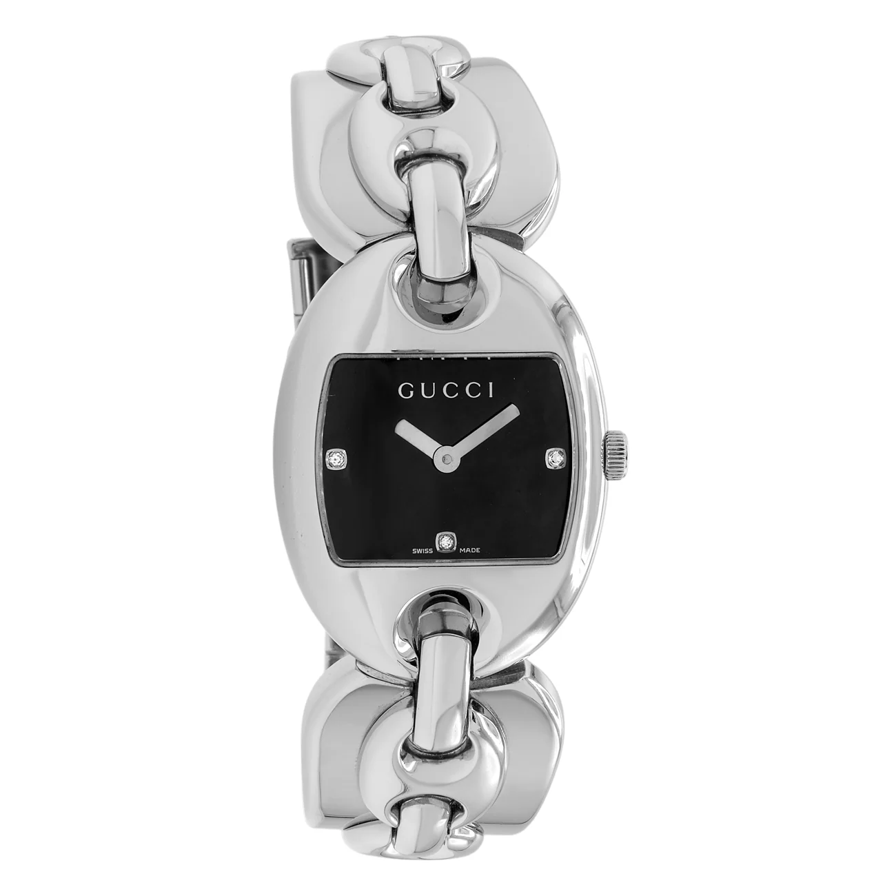 Gucci Stainless Steel 121.5 Marina Chain Quartz Watch
