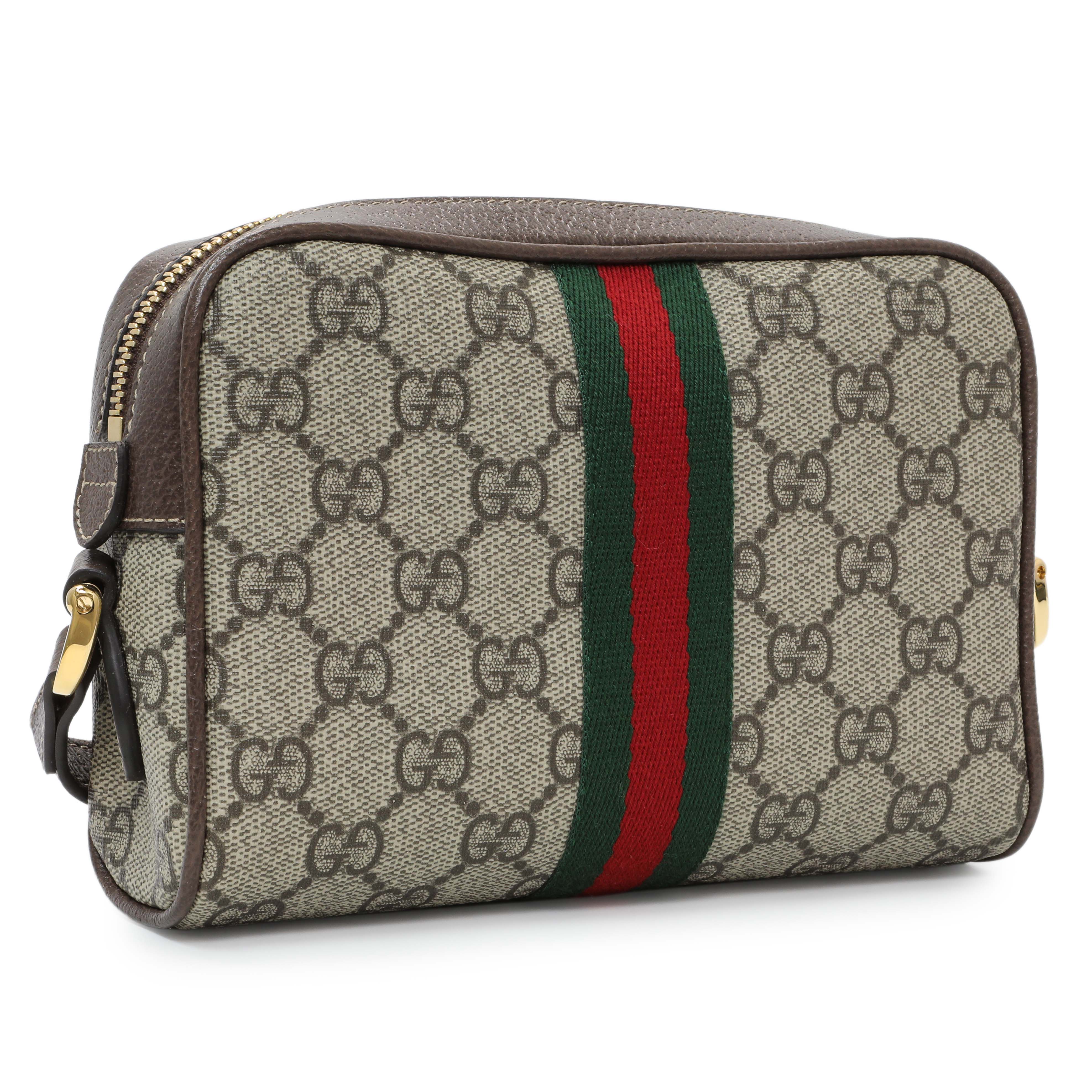 Gucci Supreme Canvas Ophidia Mini Shoulder Bag - Image 2