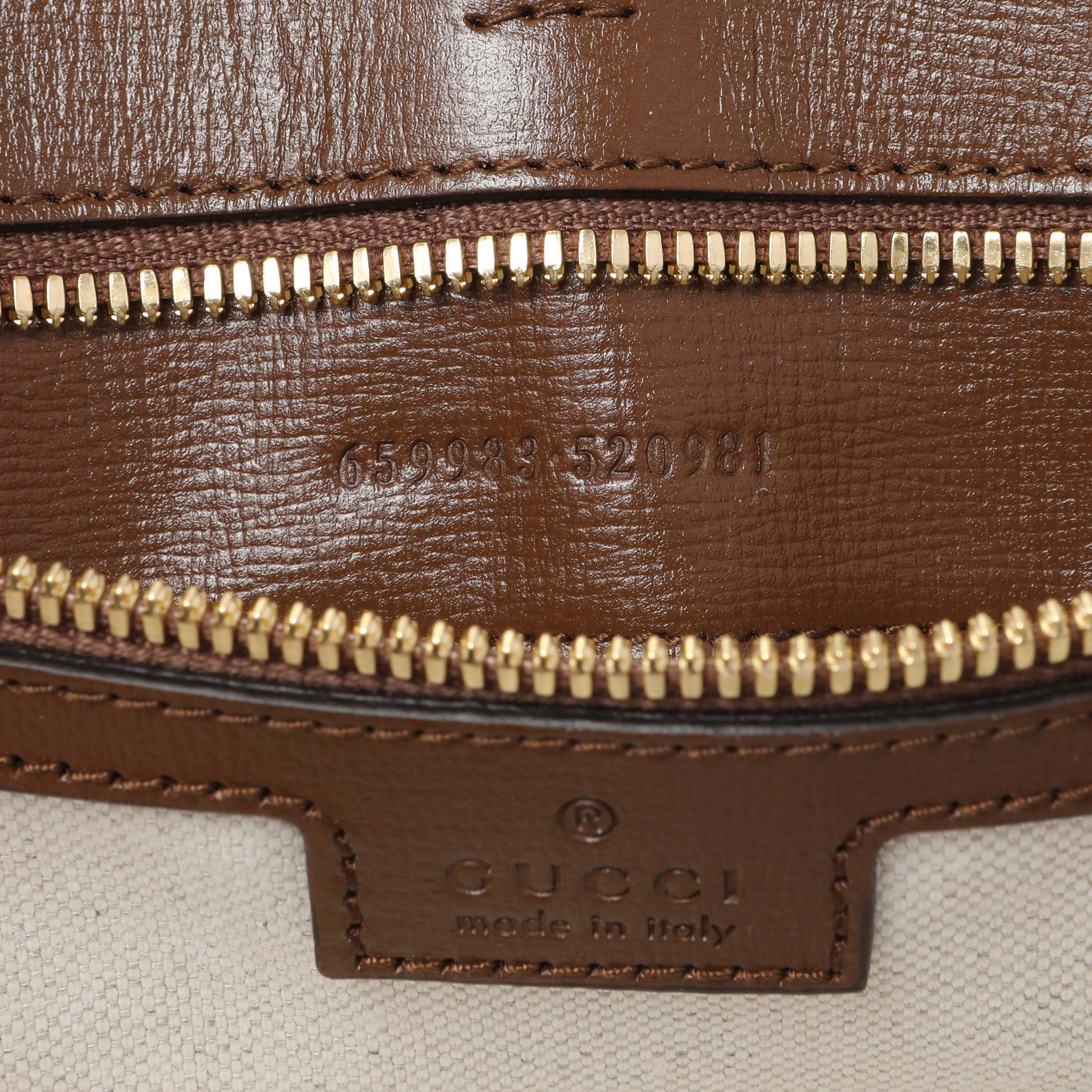 Gucci Supreme Canvas Retro Interlocking G Tote - Image 6