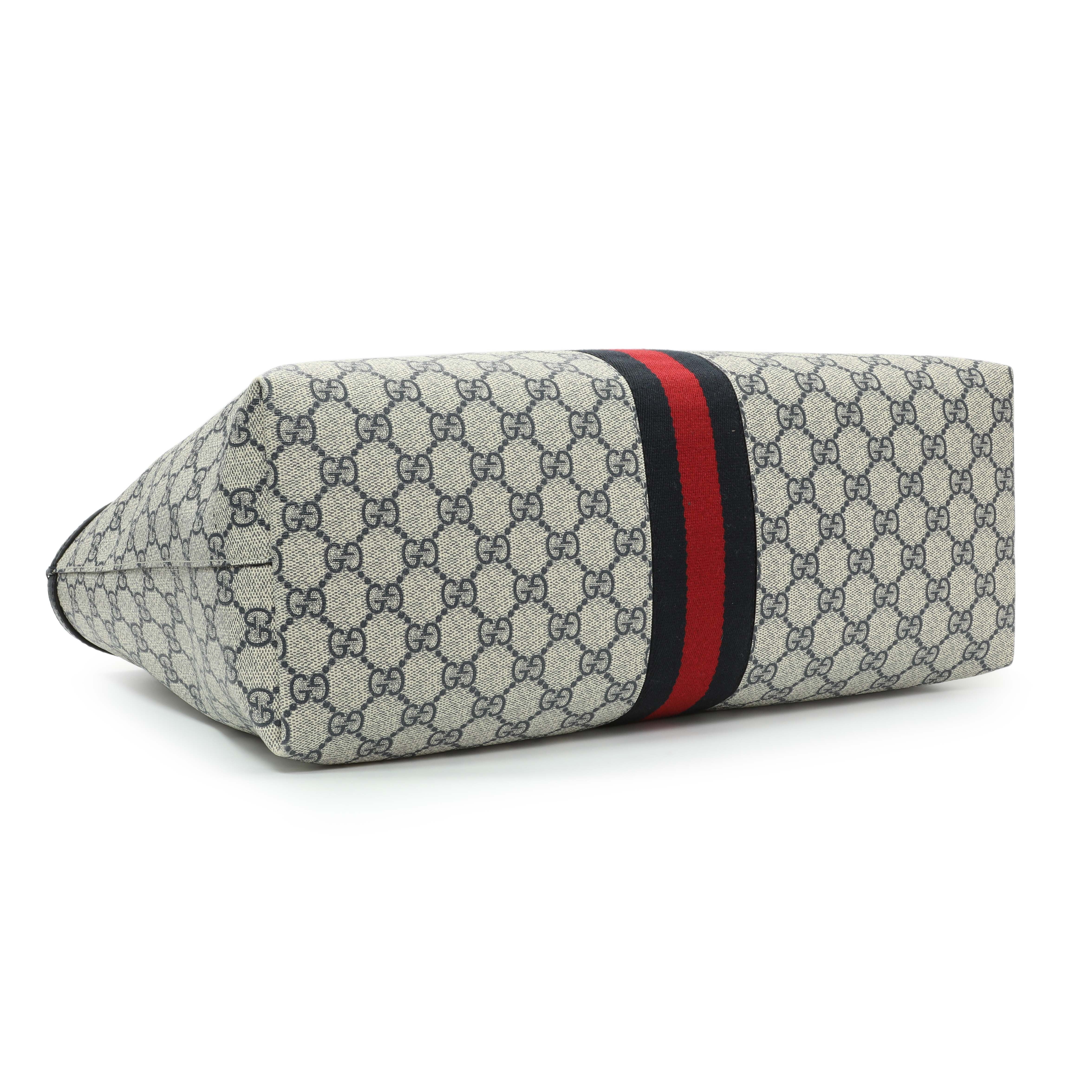 Gucci Supreme Monogram Medium Ophidia Shopping Tote - Image 3