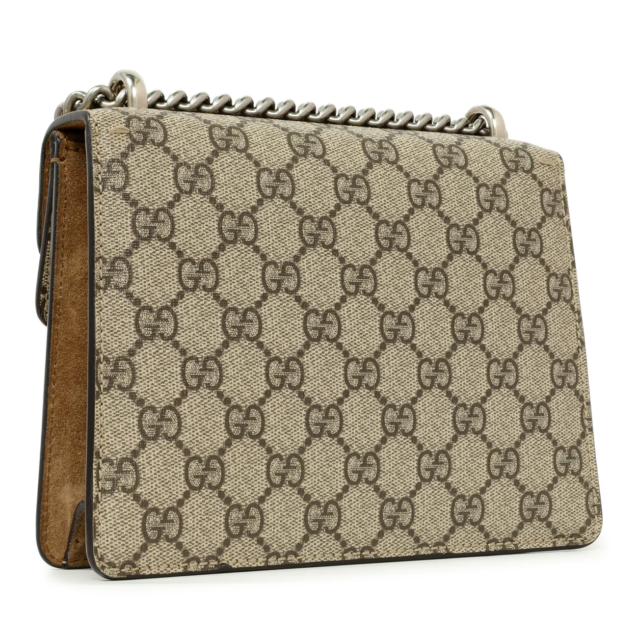 Gucci Taupe GG Supreme Monogram Mini Dionysus Shoulder Bag - Image 2