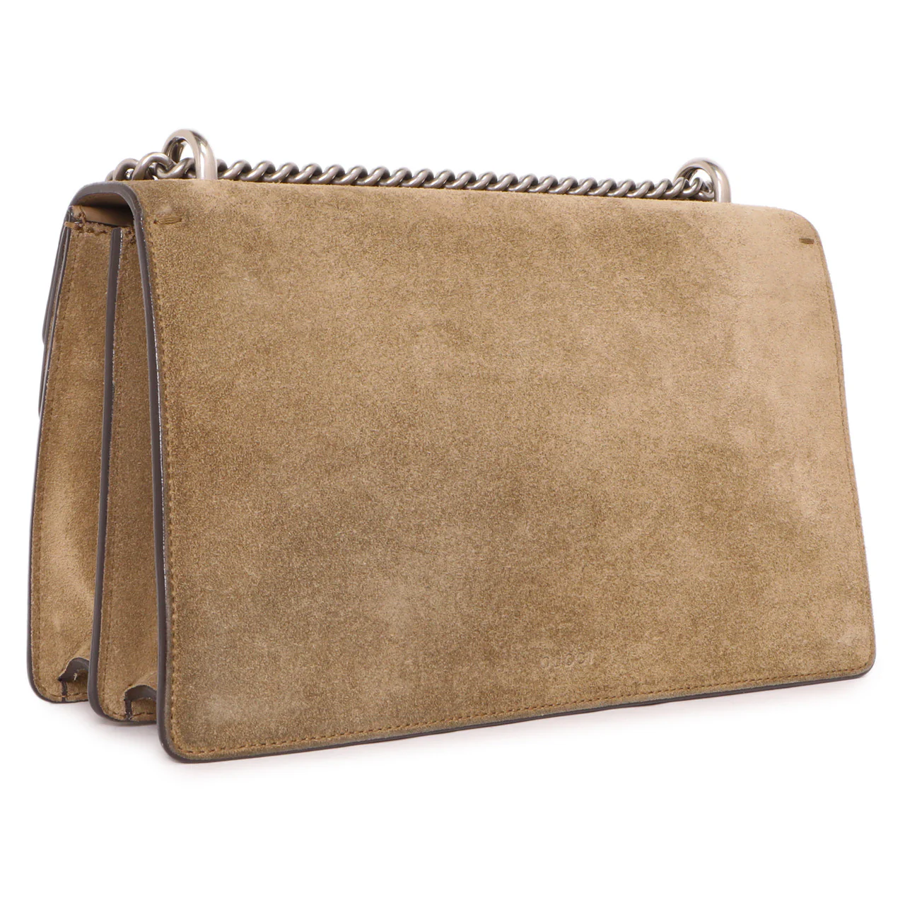Gucci Taupe Suede Small Dionysus Shoulder Bag - Image 2