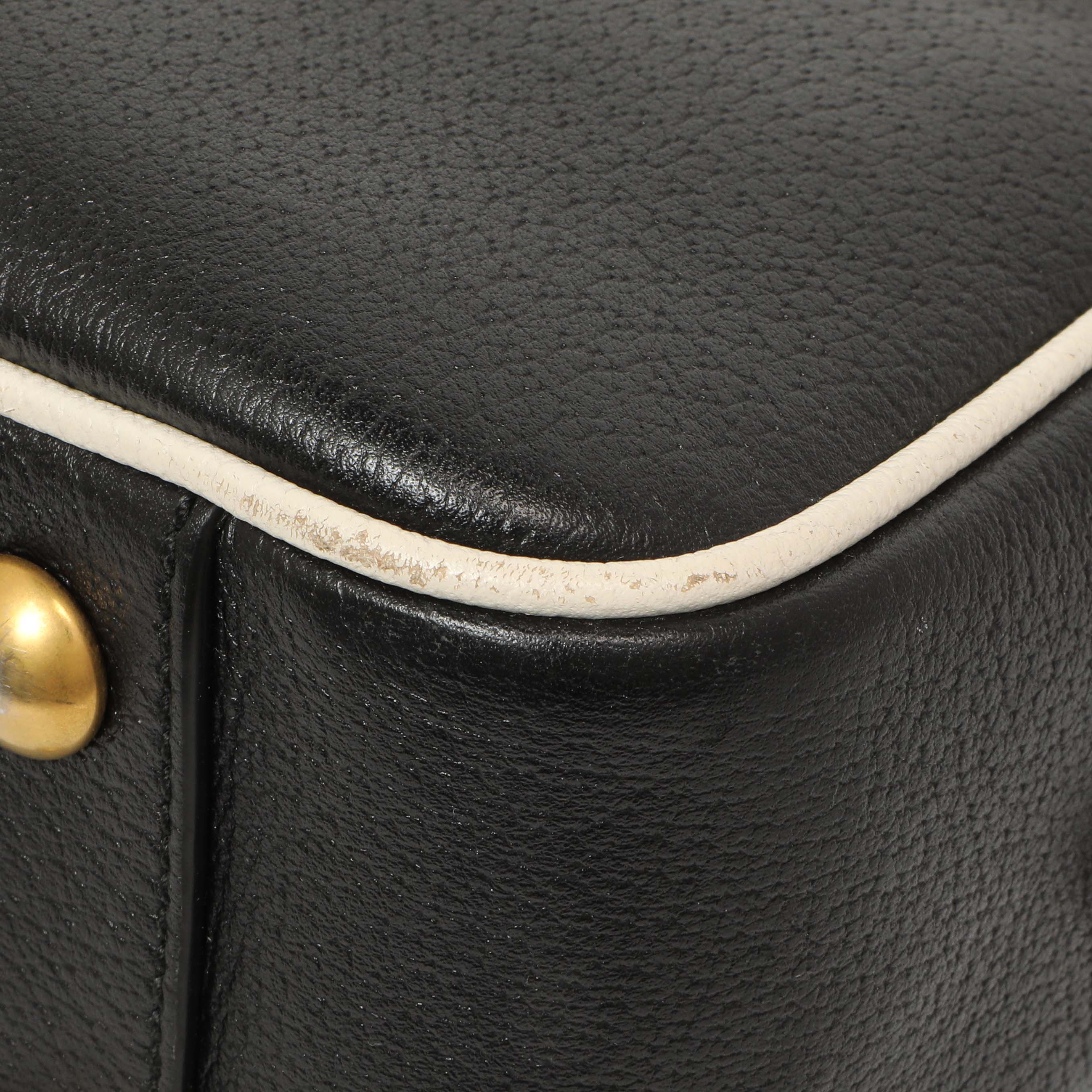 Gucci X Adidas Textured Dollar Calfskin Web Trefoil Logo Small Messenger Bag - Image 7