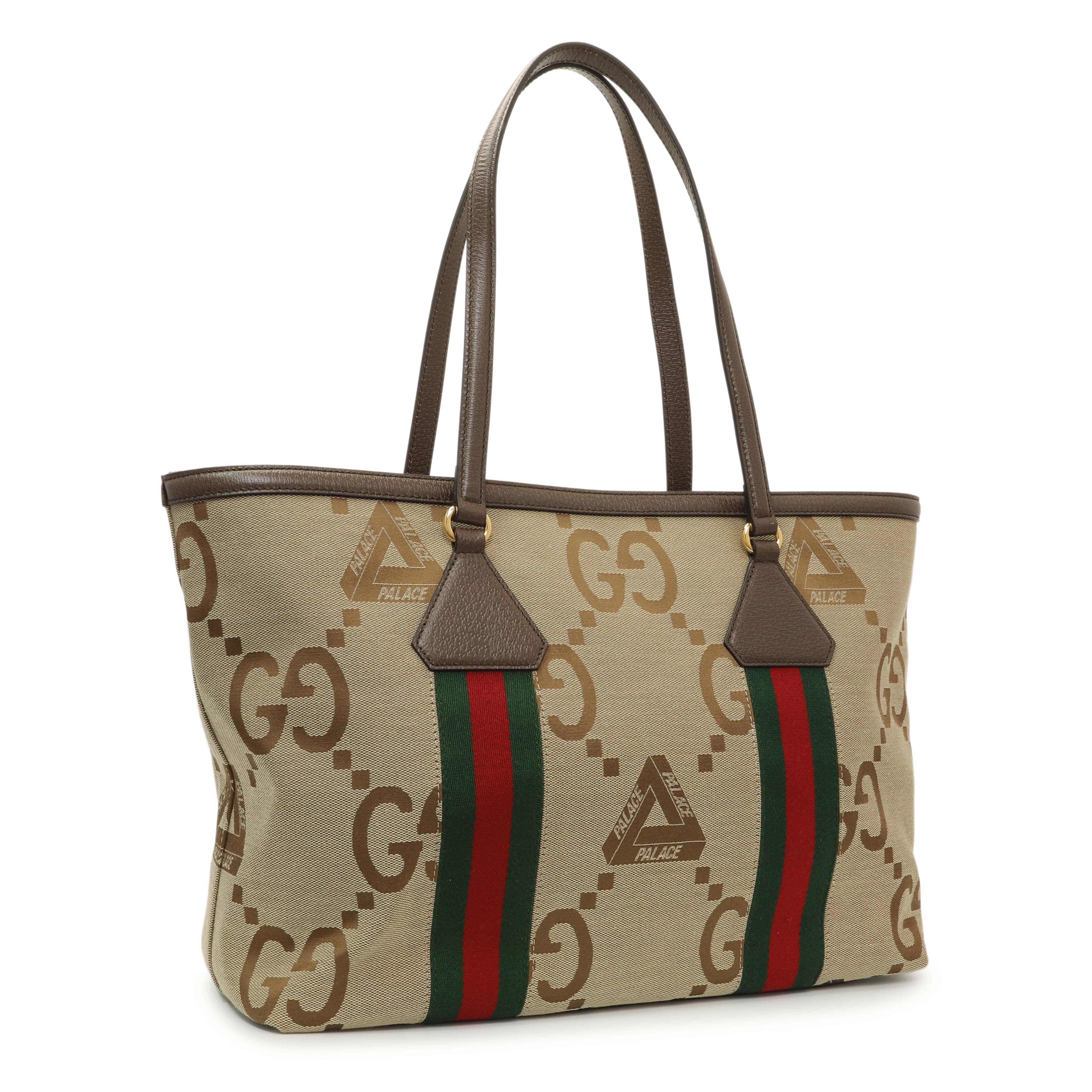 Gucci X Palace Jumbo GG Shopper Tote - Image 2