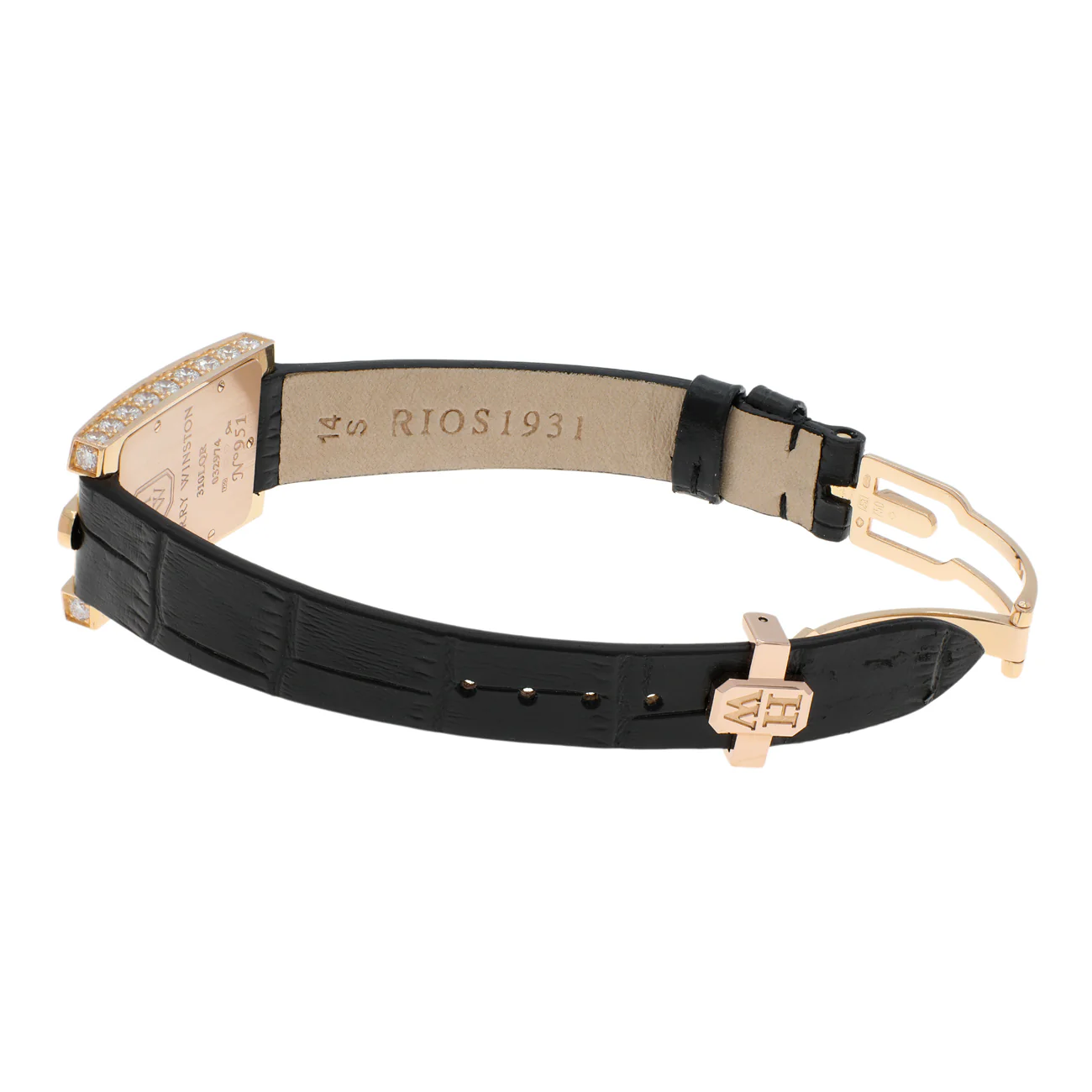 Harry Winston 18K Rose Gold Diamond Avenue Classic Quartz - Image 4