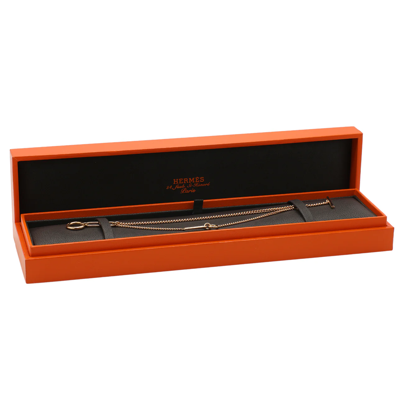 Hermes 18K Rose Gold Echappee Bracelet - Image 4