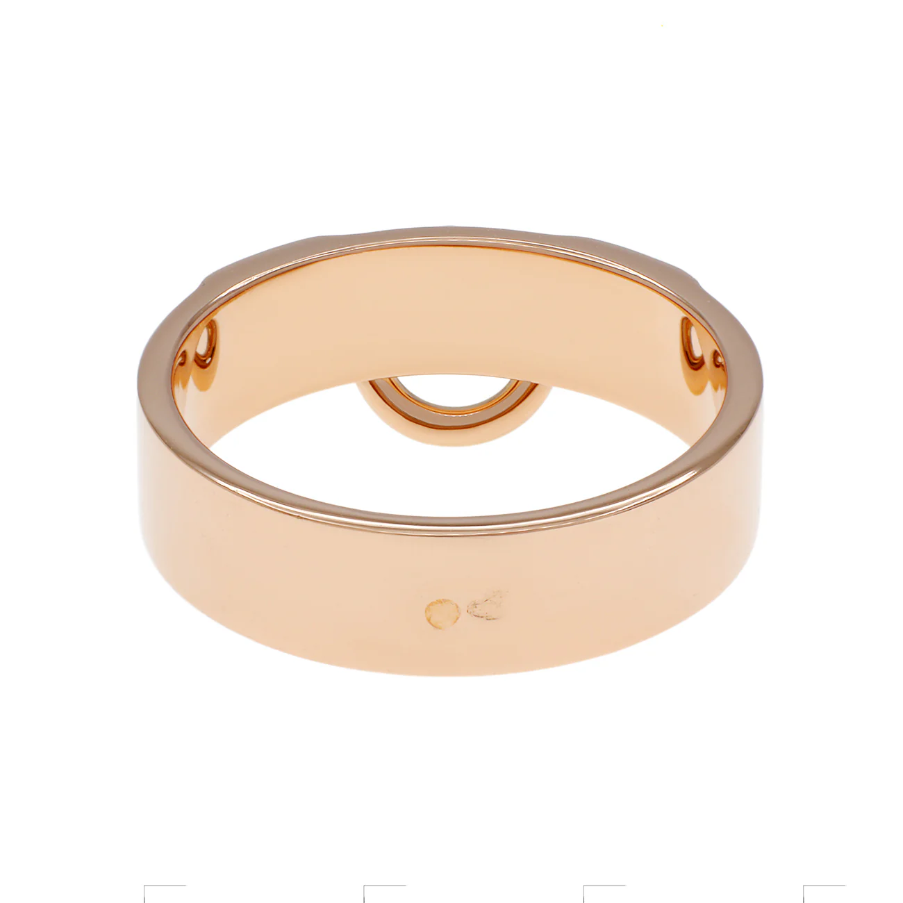 Hermes 18K Rose Gold PM Collier De Chien Ring - Image 2