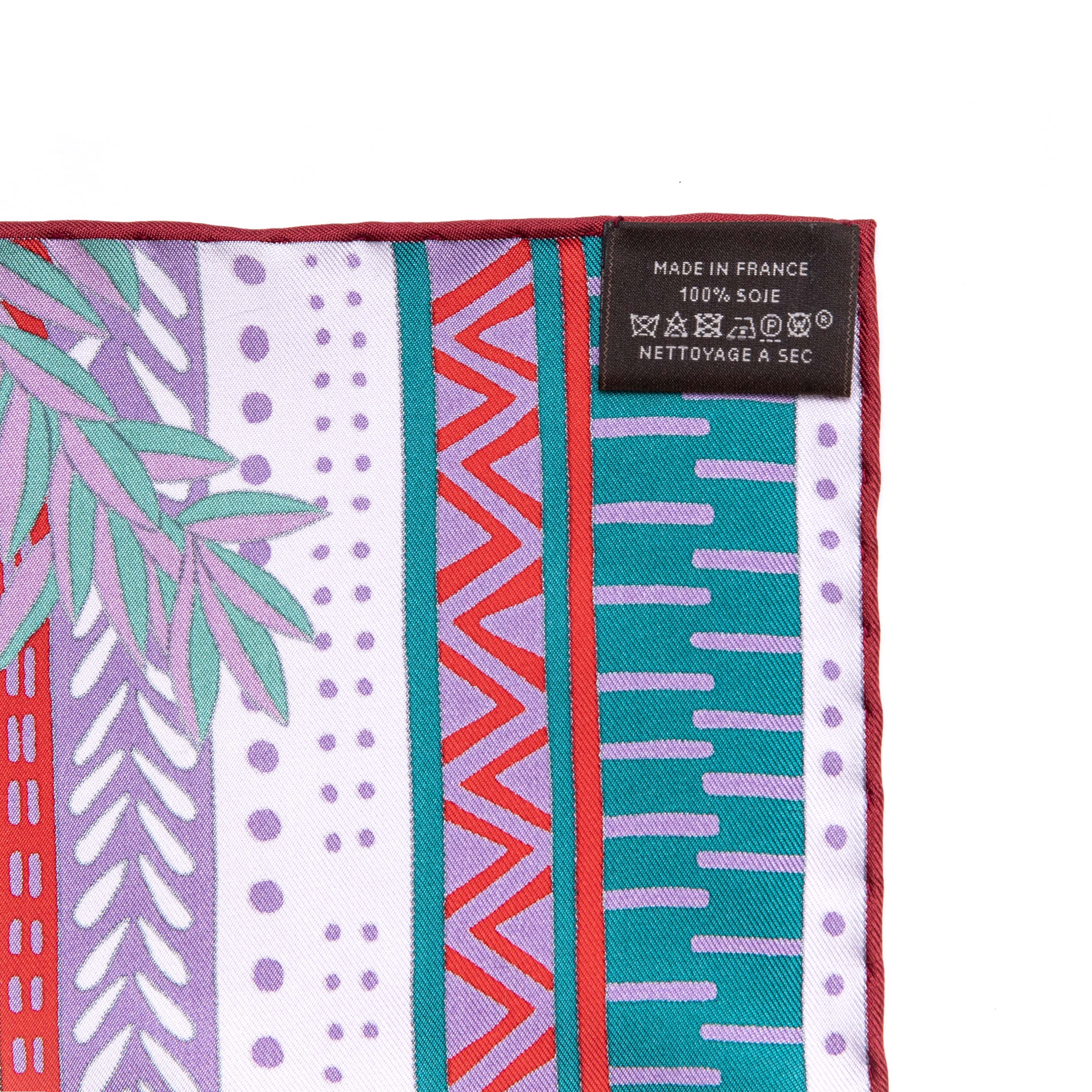 Hermes Acte III, Scene I, La Clairiere Decoupage Silk Scarf 90 - Image 4