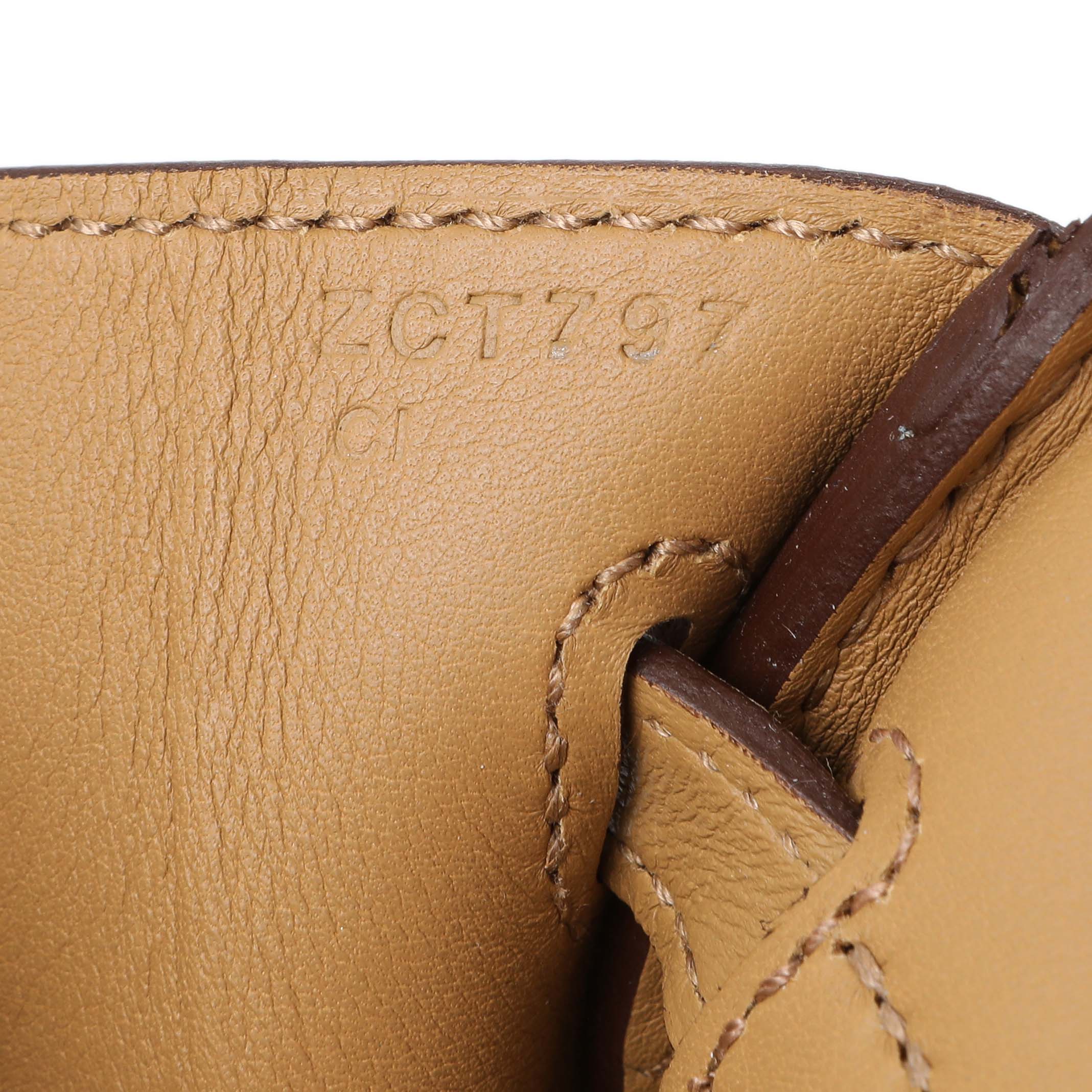 Hermes Biscuit Swift In And Out Birkin 25 - Image 10