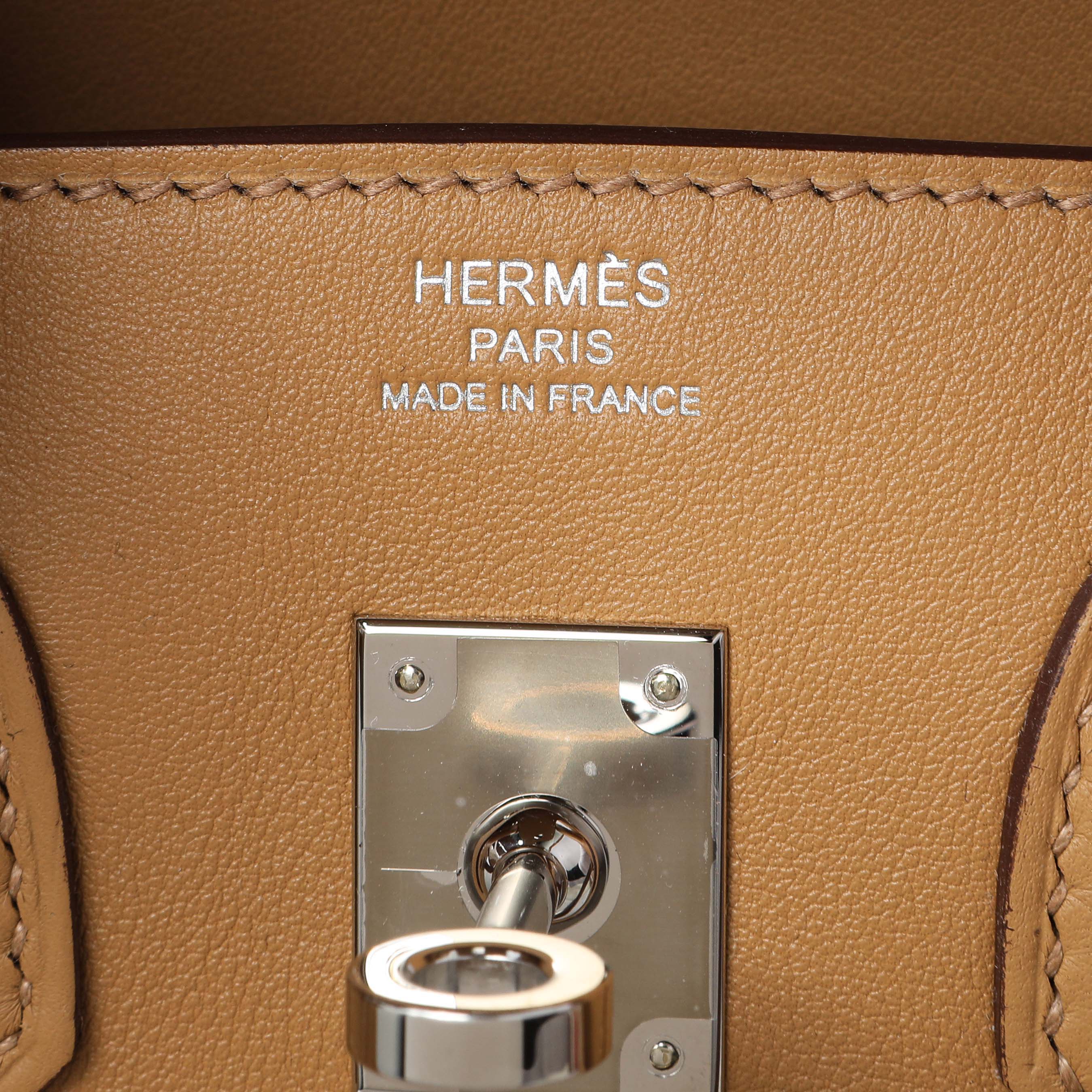 Hermes Biscuit Swift In And Out Birkin 25 - Image 9