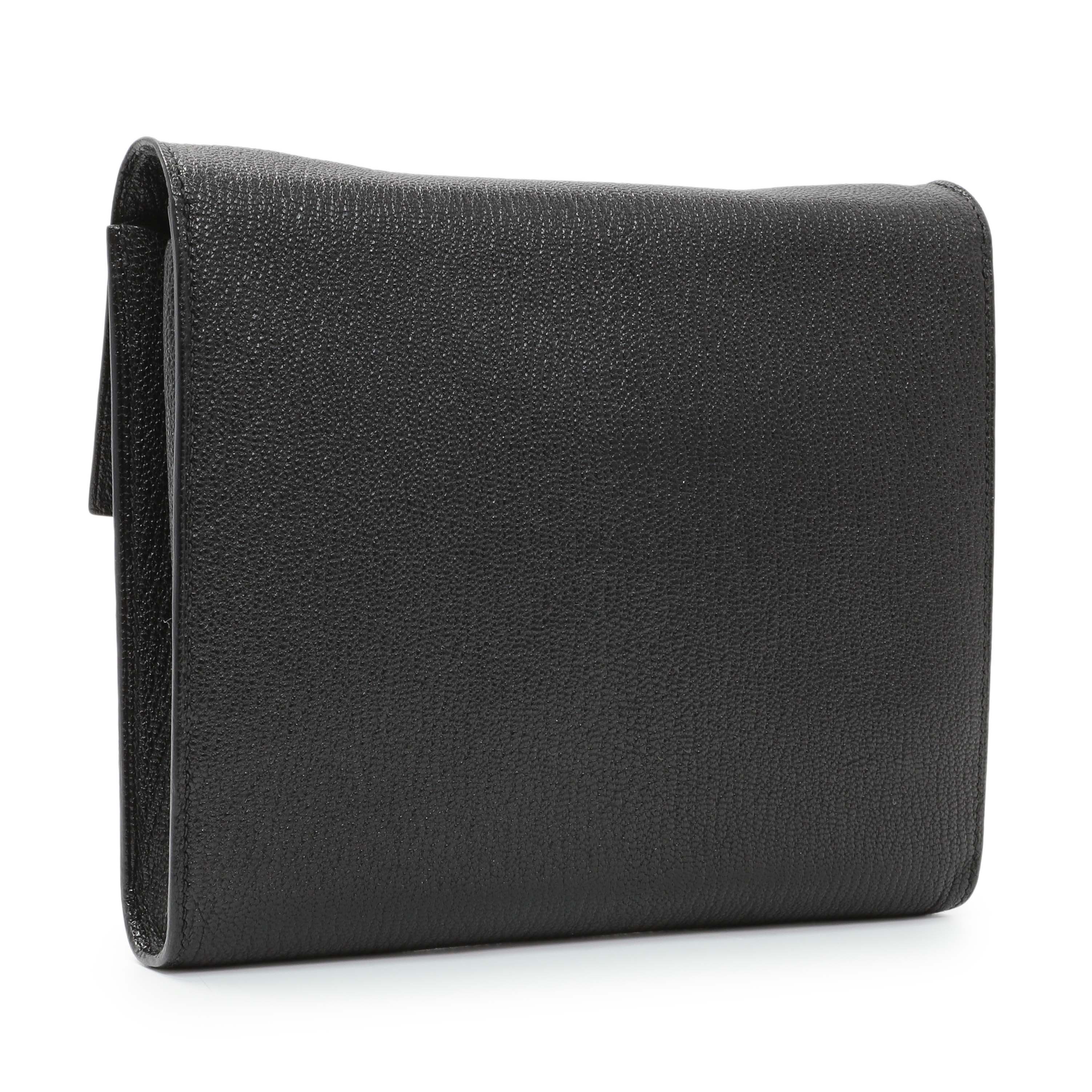 Hermes Black Chèvre Mysore Clic 16 - Image 2