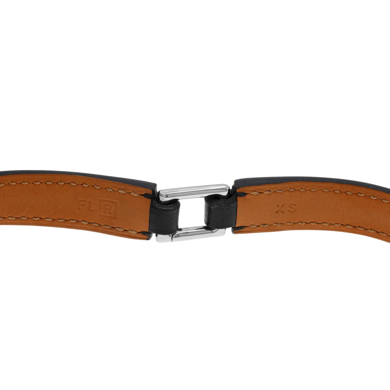 Hermes Black Chamonix Rivale Double Tour Bracelet - Image 3