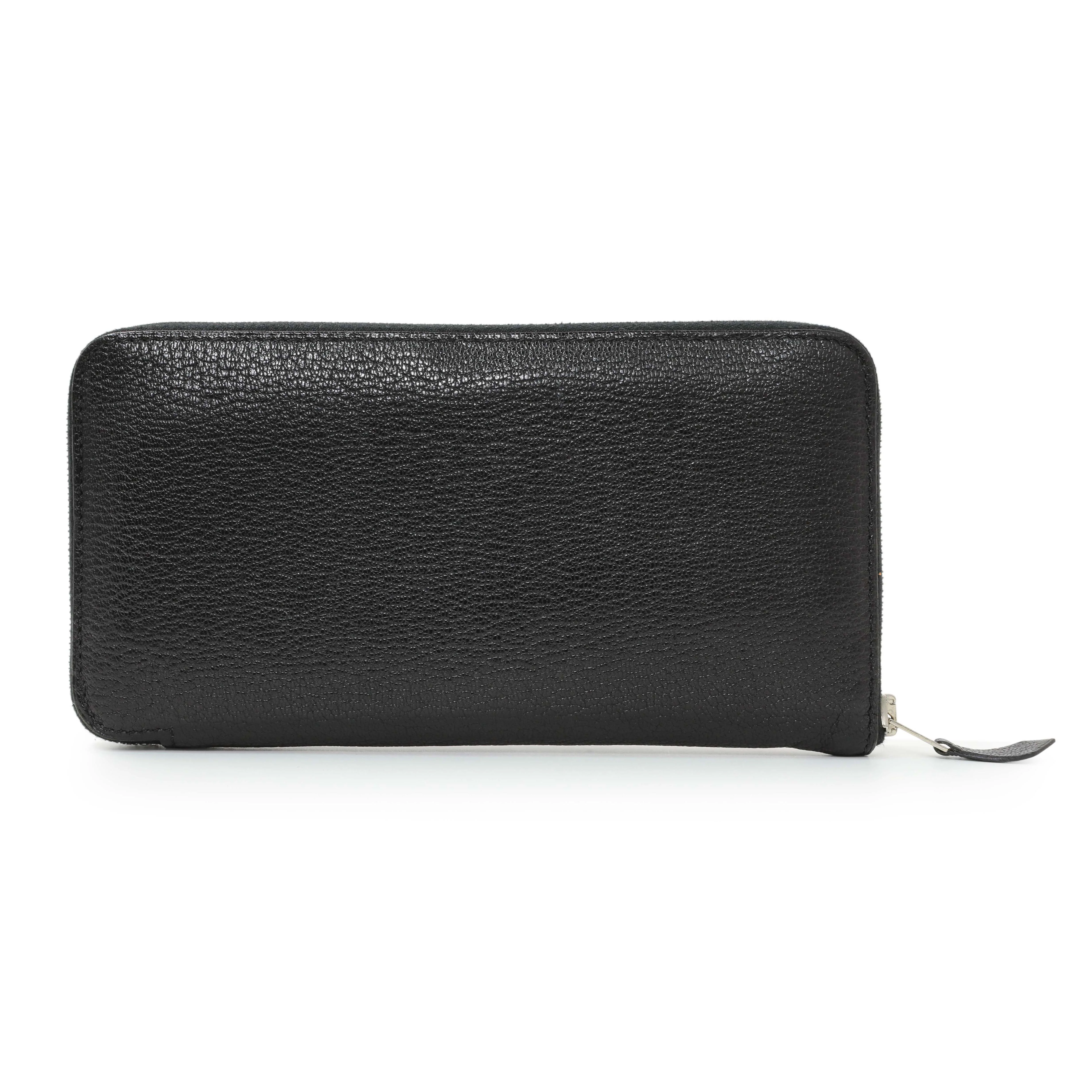 Hermes Black Chevre Azap Wallet - Image 2