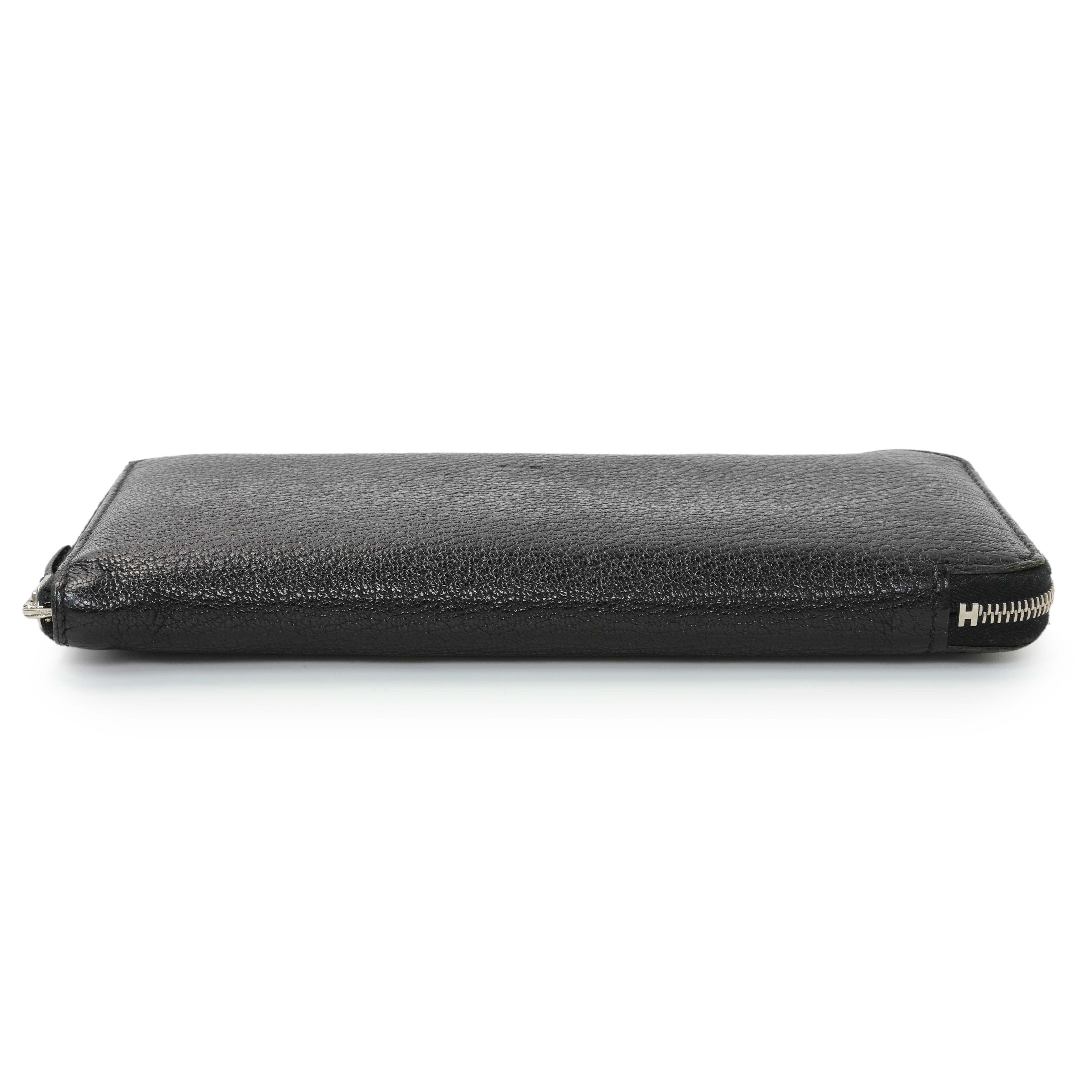 Hermes Black Chevre Azap Wallet - Image 3