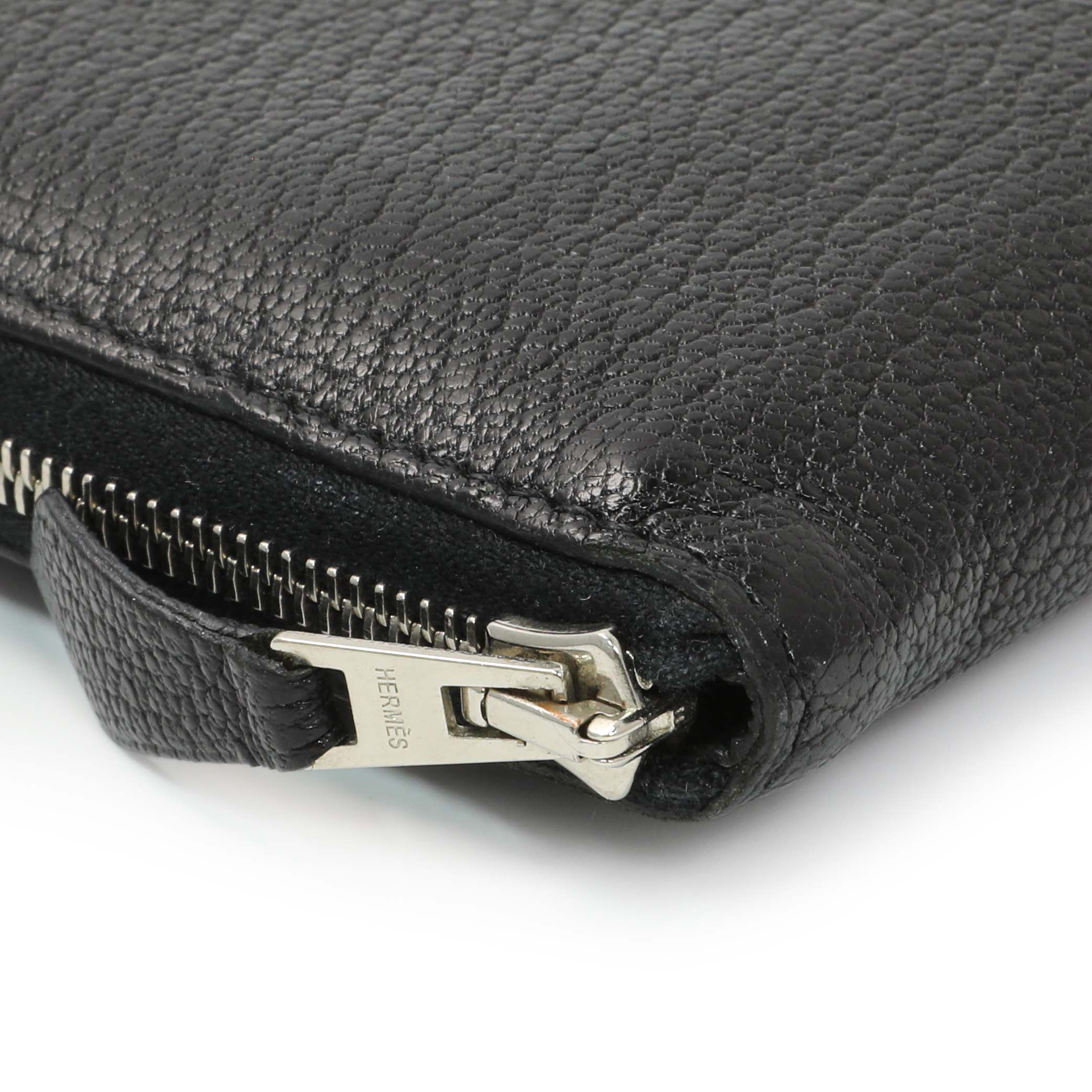 Hermes Black Chevre Azap Wallet - Image 4