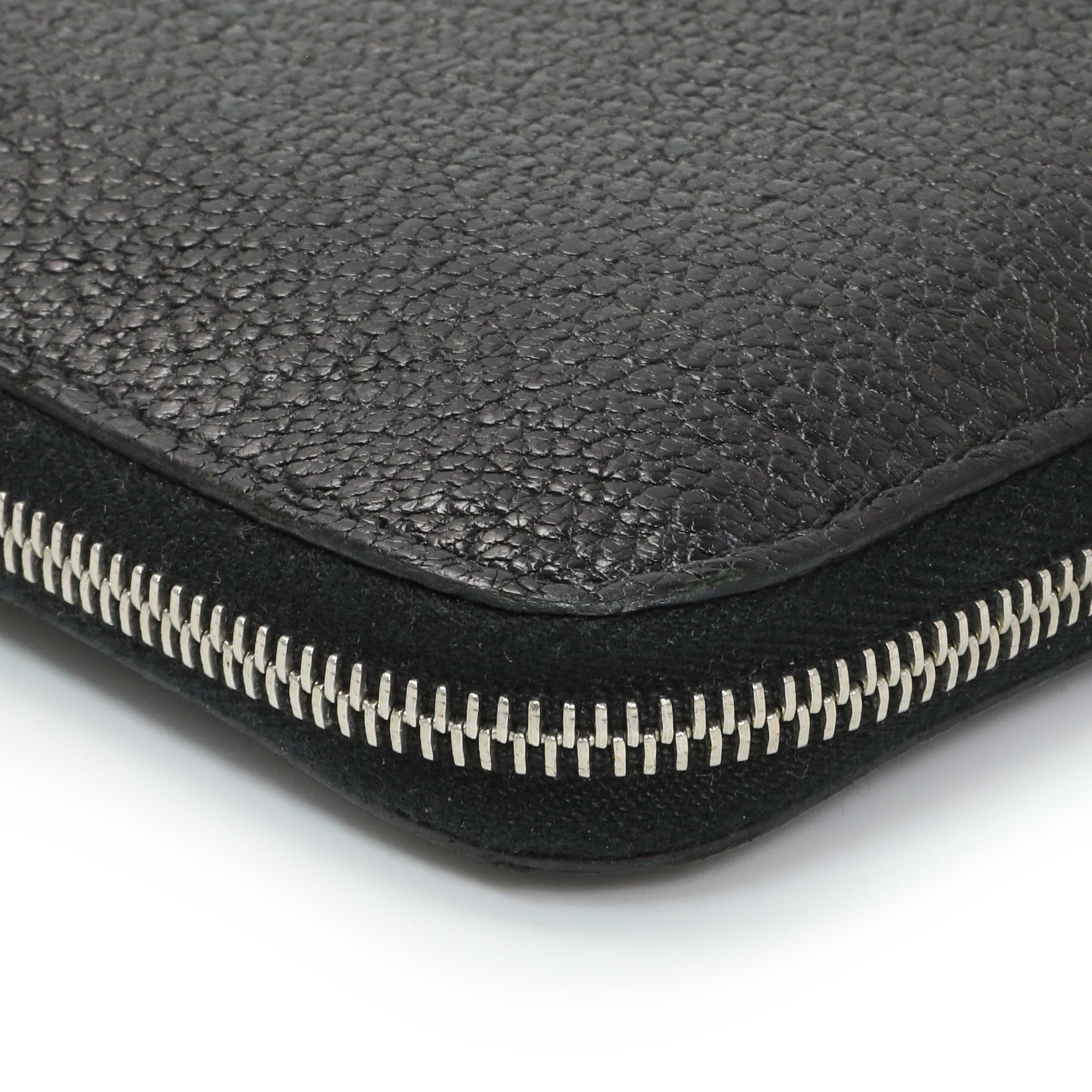 Hermes Black Chevre Azap Wallet - Image 7