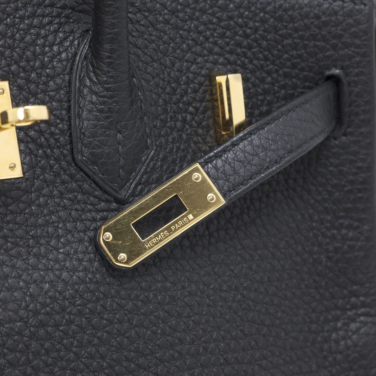 Hermes Black Clemence Birkin 25 - Image 12