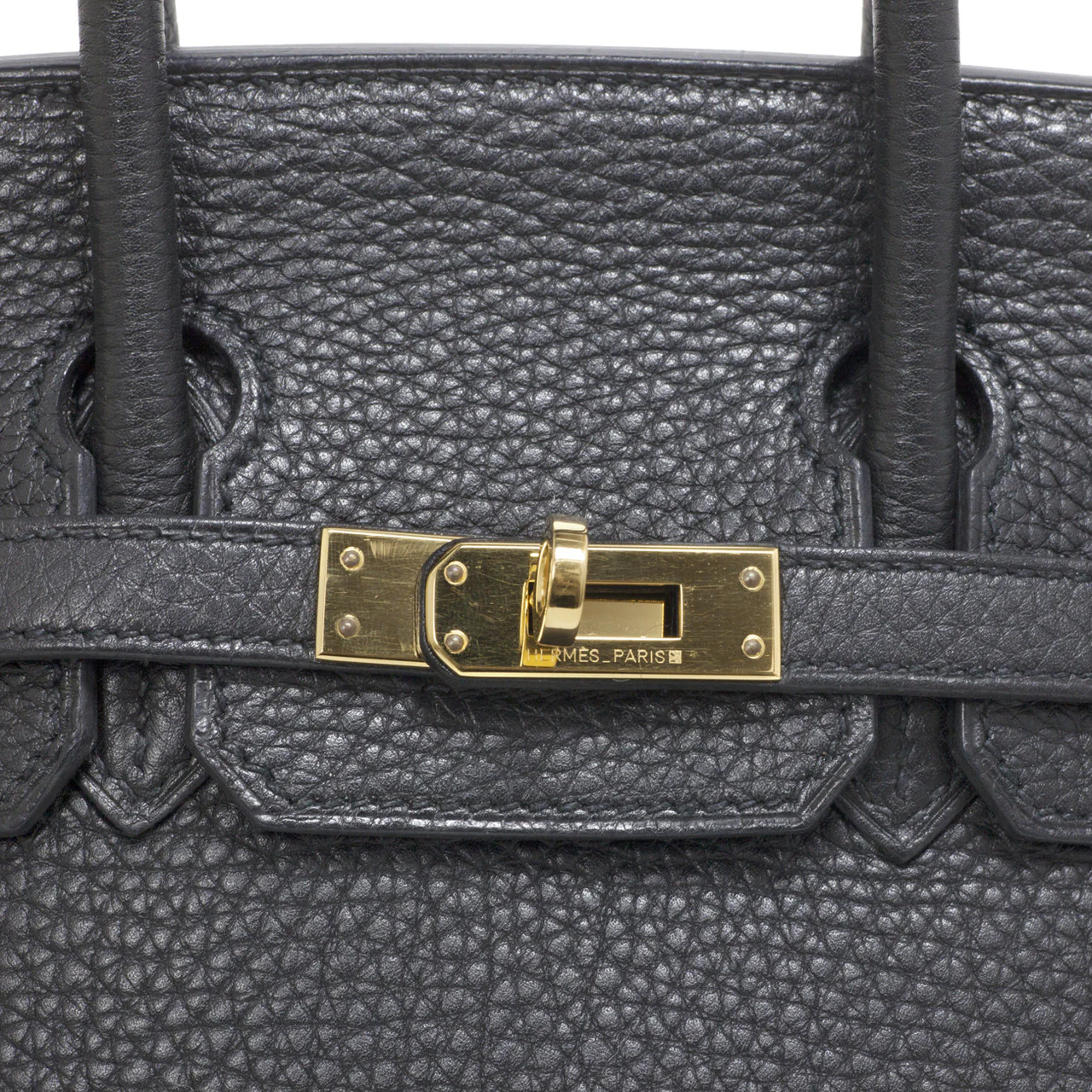 Hermes Black Clemence Birkin 25 - Image 15