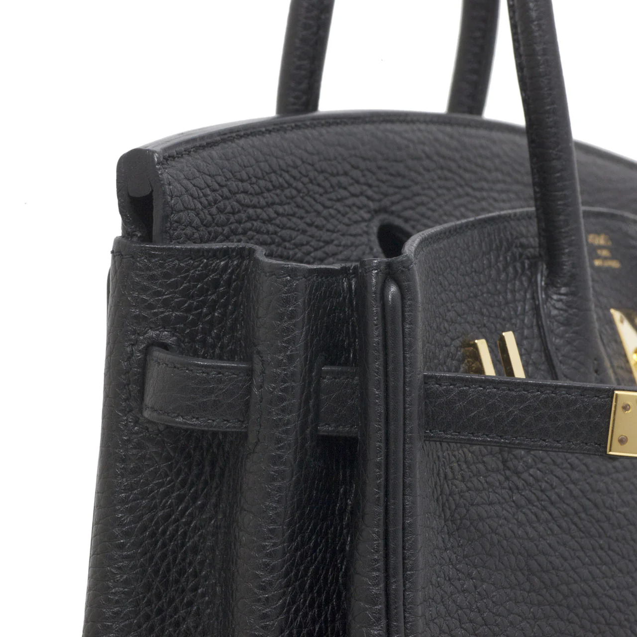 Hermes Black Clemence Birkin 25 - Image 8