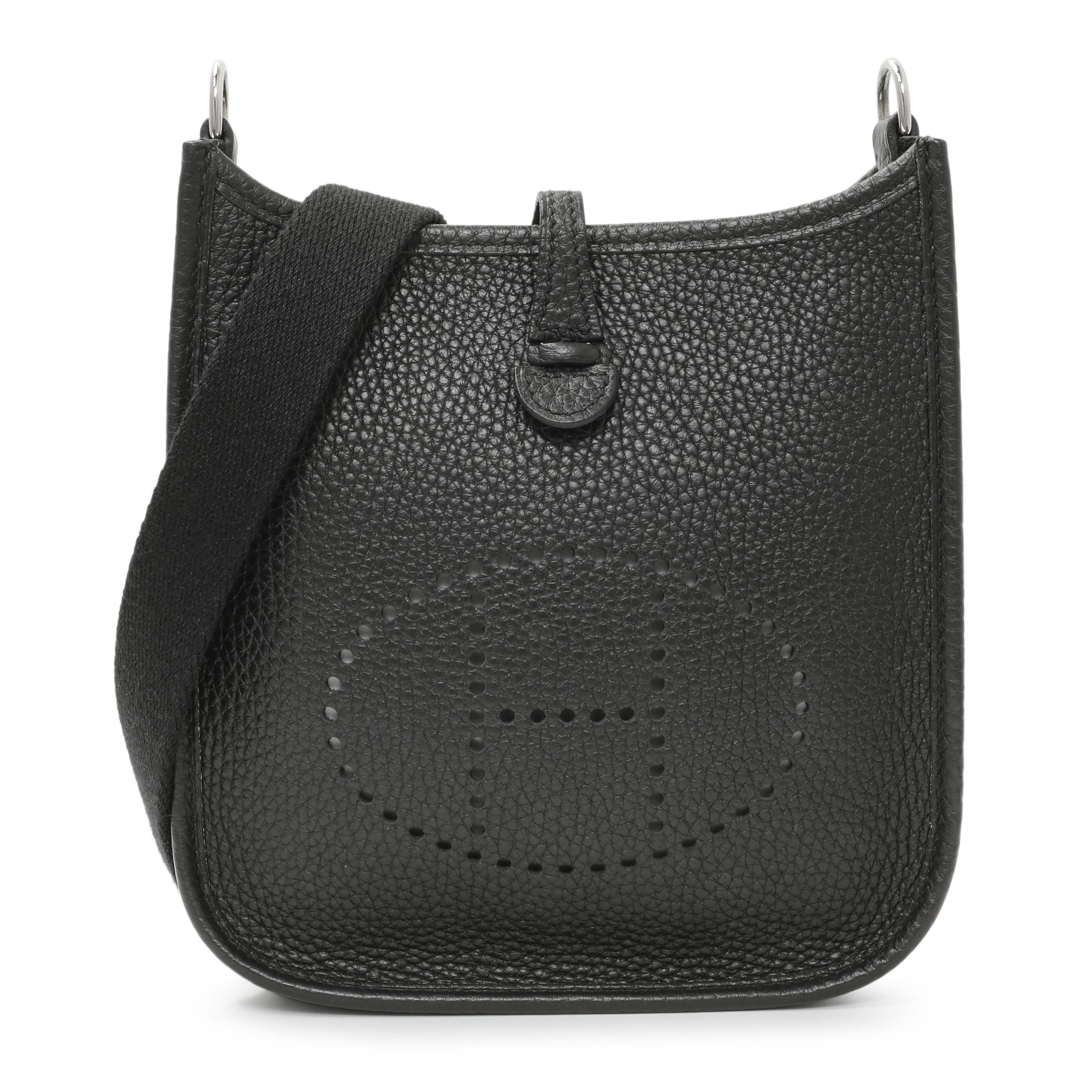 Hermes Black Clemence Evelyne TPM